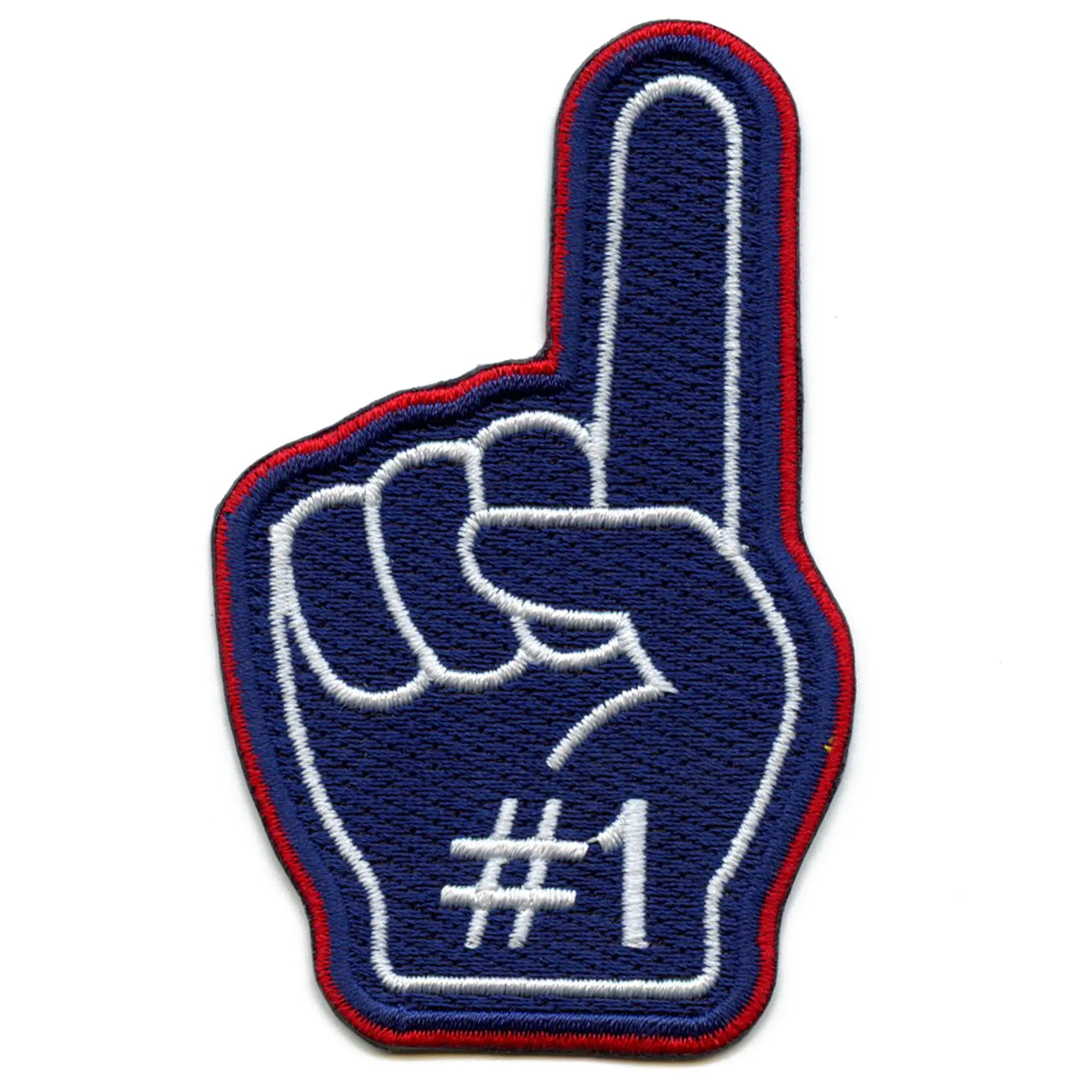 Patch en mousse n°1 Houston pour doigt - Équipe de football du Texas - Brodé à repasser