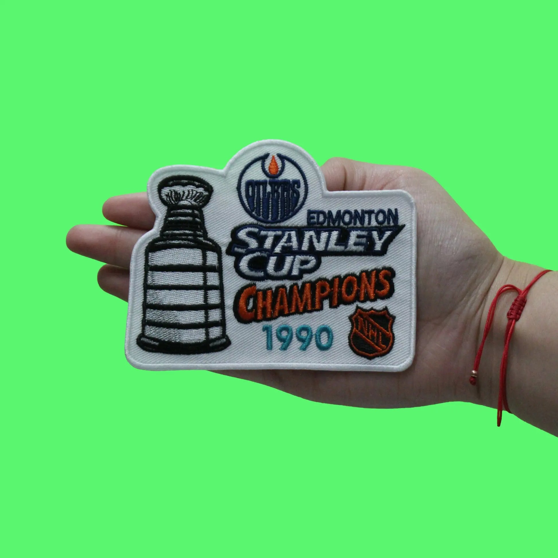 1990 NHL Stanley Cup Final Champions Edmonton Oilers Jersey Patch