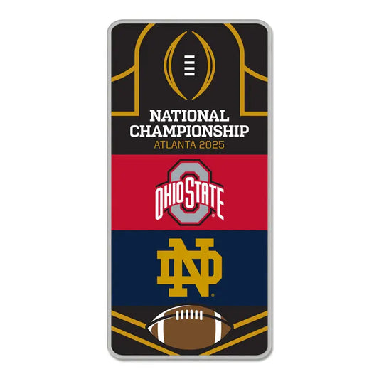 2025 College National Championship Game Dueling Pin Notre Dame Vs Ohio State