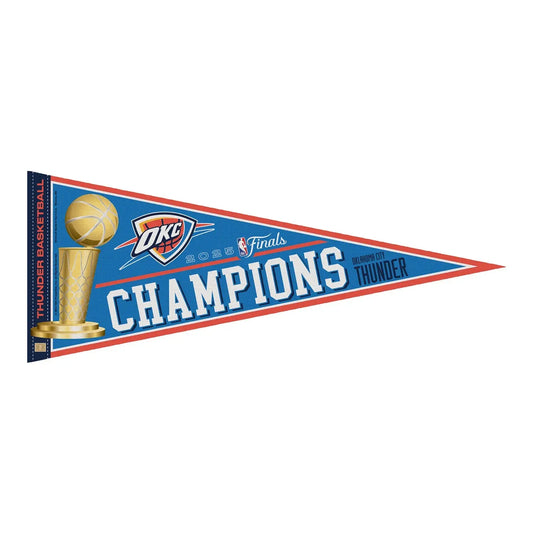 2025 NBA Finals Champions Classic Oklahoma City Thunder Pennant