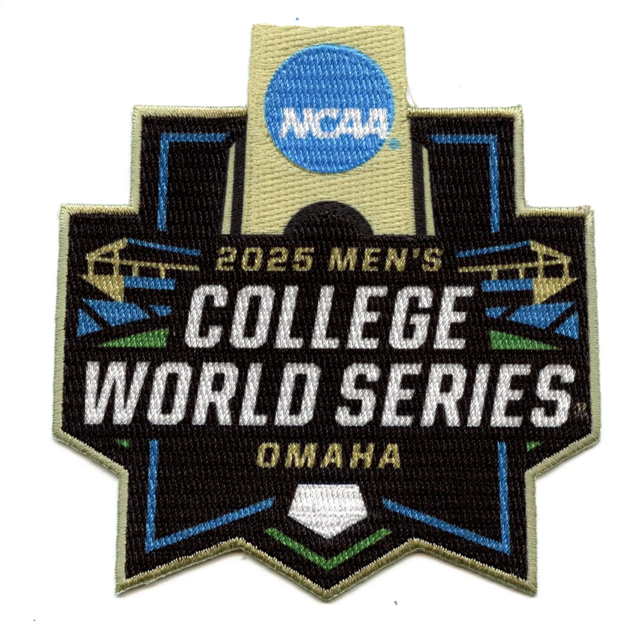 2025 NCAA Men's College World Series Omaha Jersey Patch