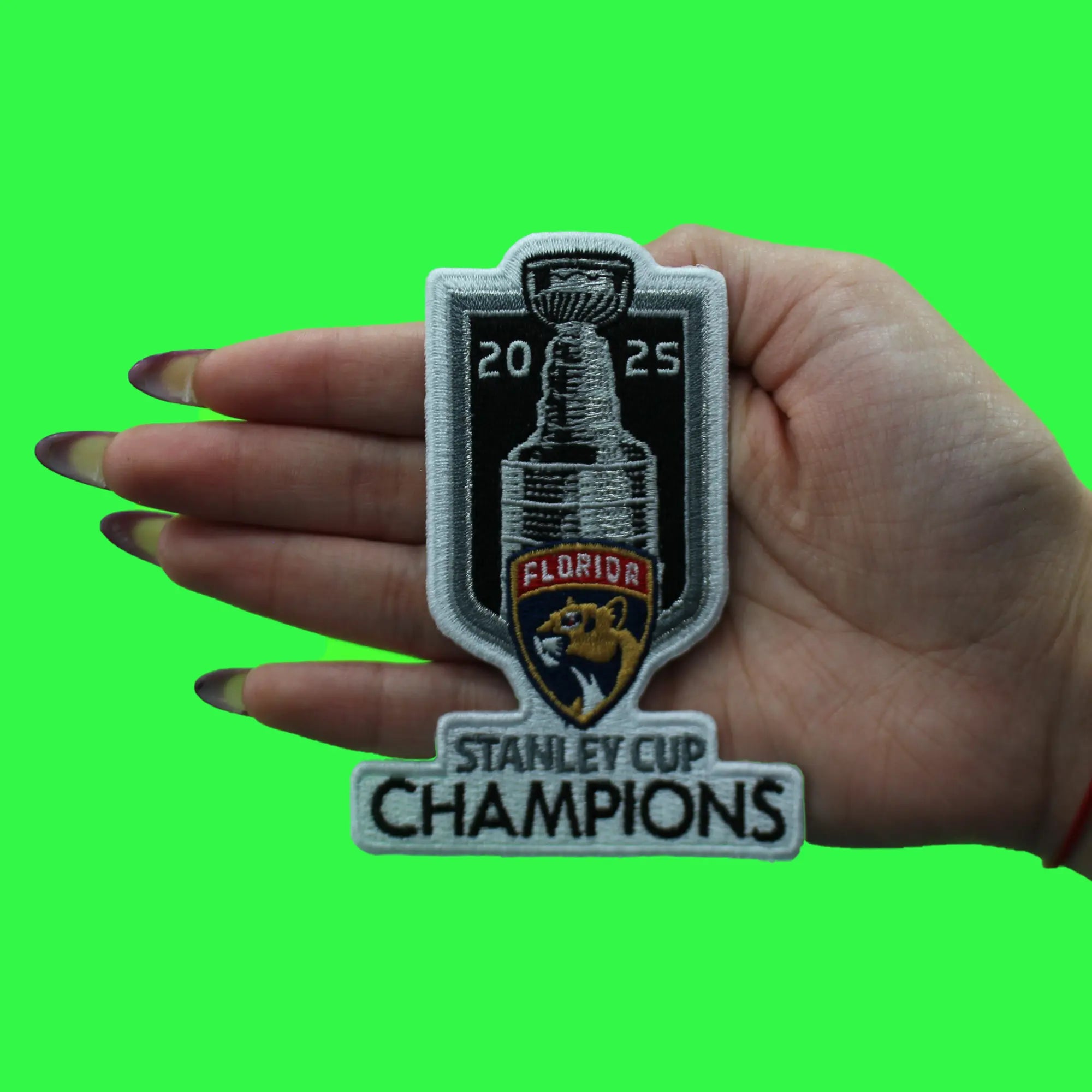 2025 NHL Stanley Cup Final Champions Florida Panthers Jersey Patch