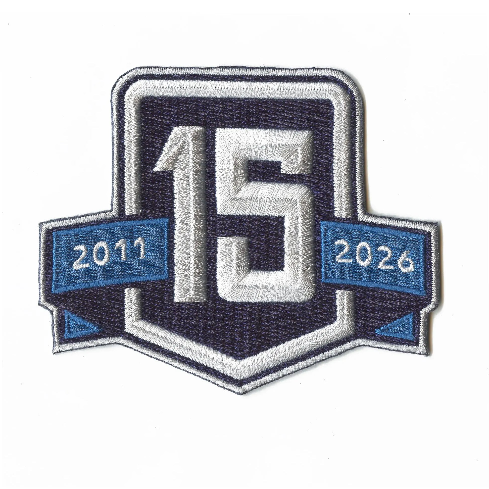 2025 Winnipeg Jets 15th Anniversary Logo Jersey Patch Alternate