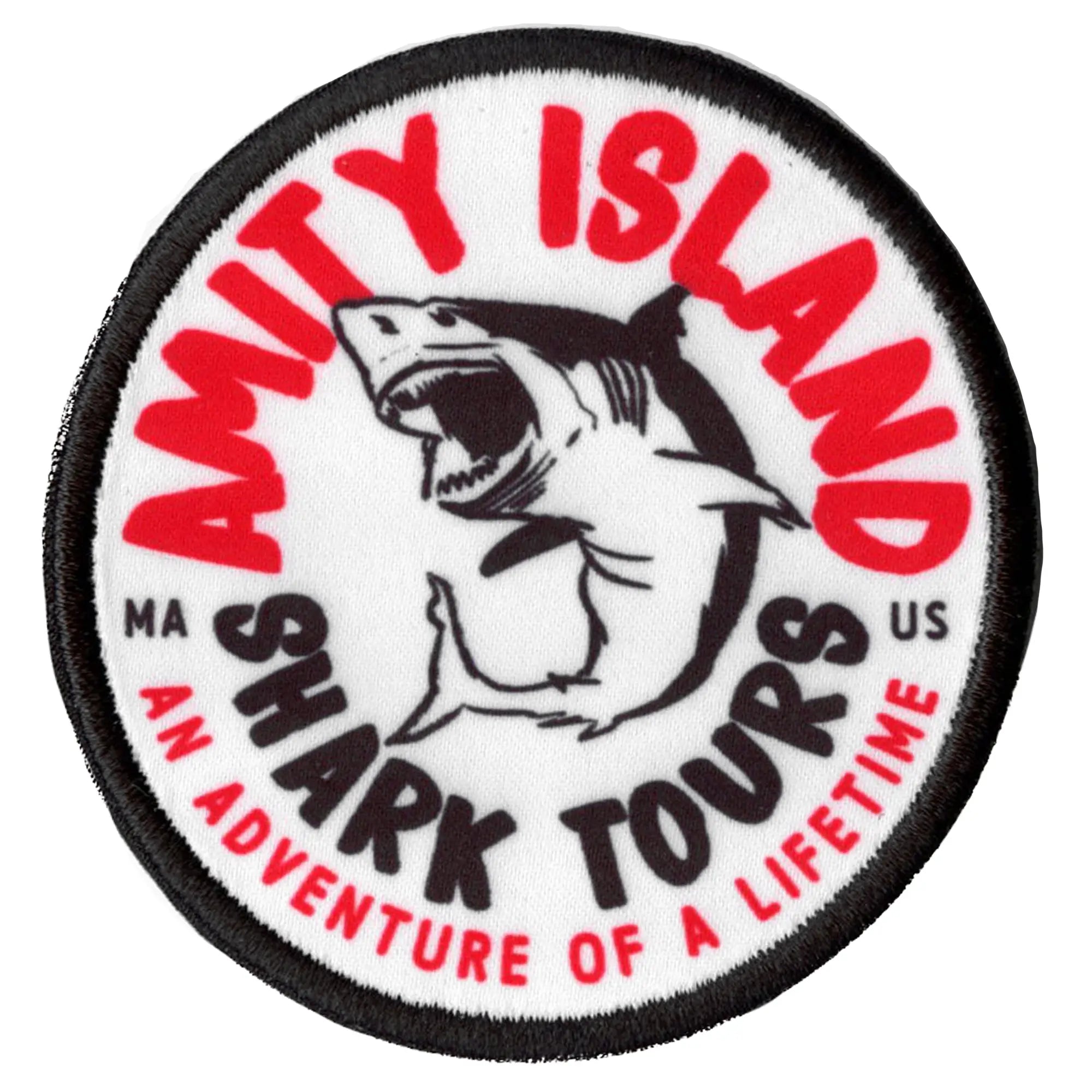 Patch Amity Island Shark Tours Aventure d'une vie à repasser par sublimation