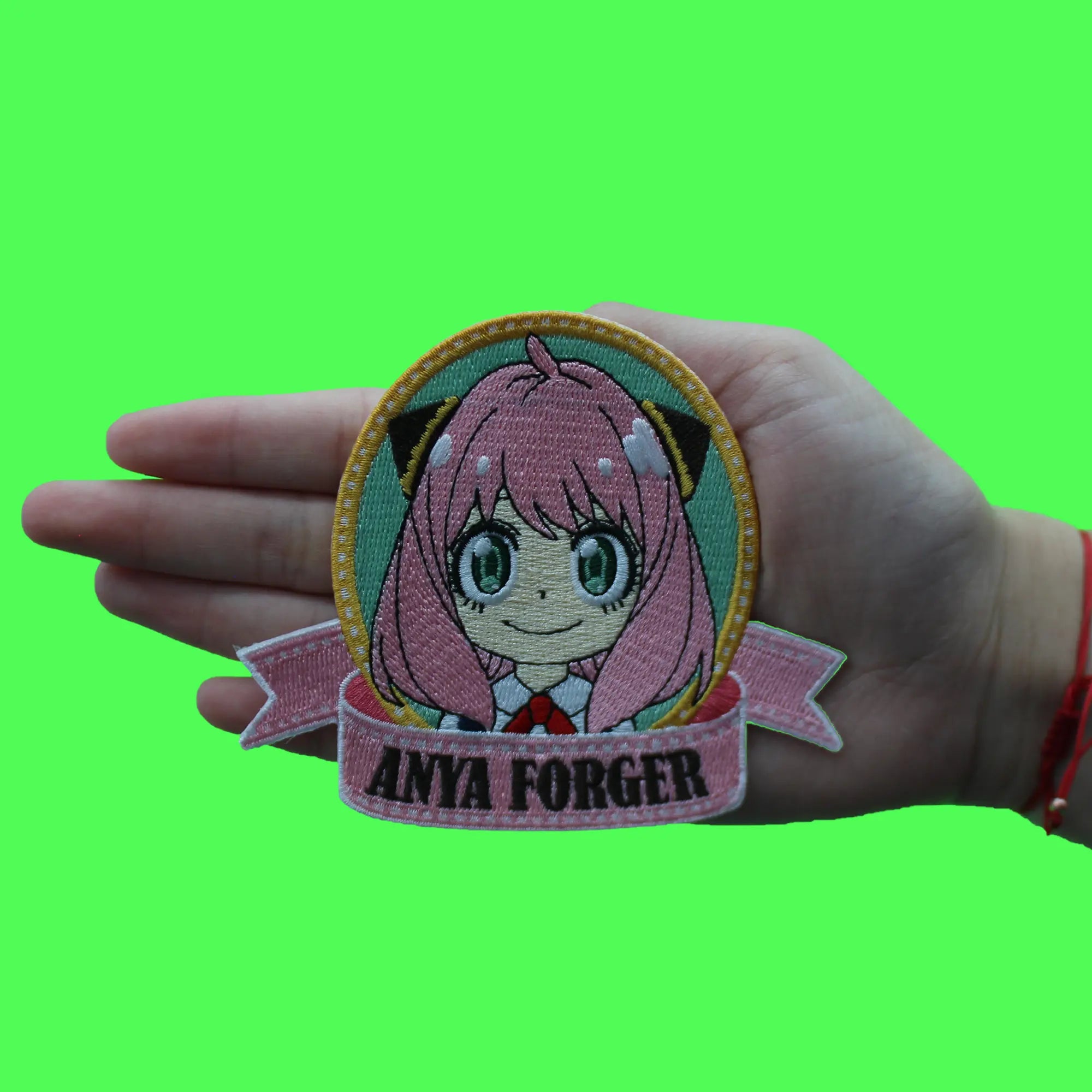 Anya Forger Badge Patch Spy X Family Embroidered Iron On