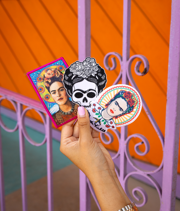 frida patches showcasing her artwork
