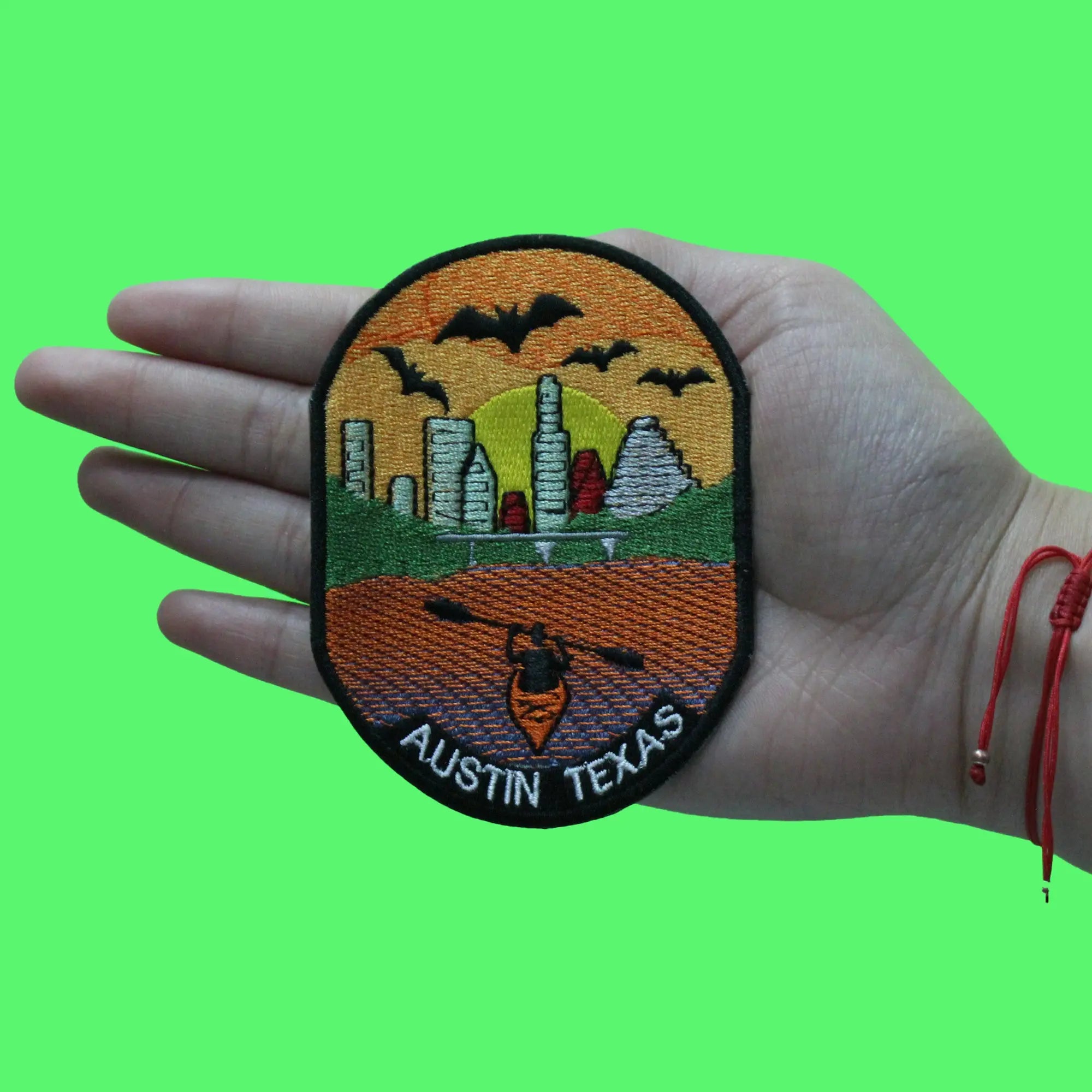 Austin Texas Travel Souvenir Patch Cities United States Embroidered Iron On