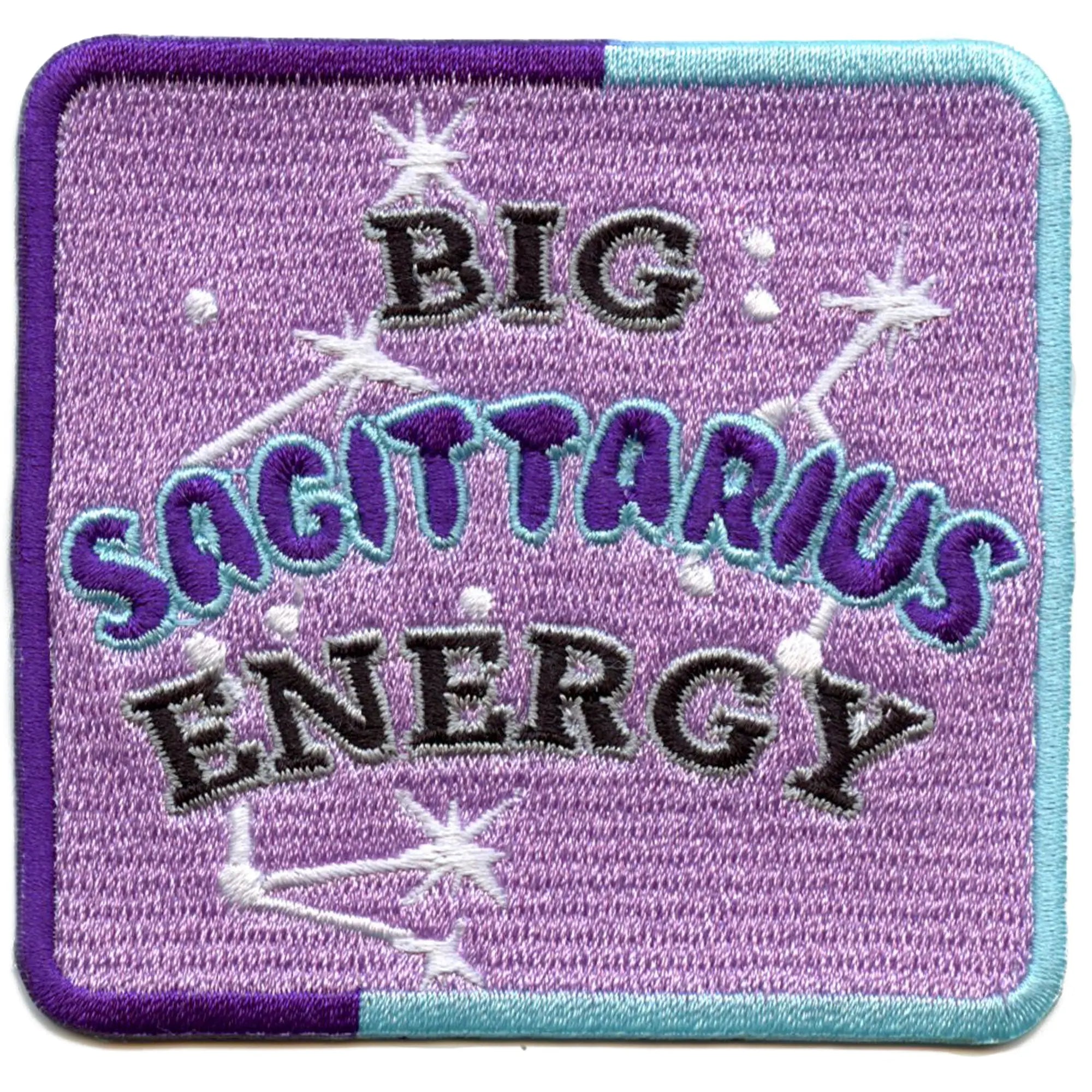 Grand patch énergétique Sagittaire Constellation Zodiac Box Brodé à repasser
