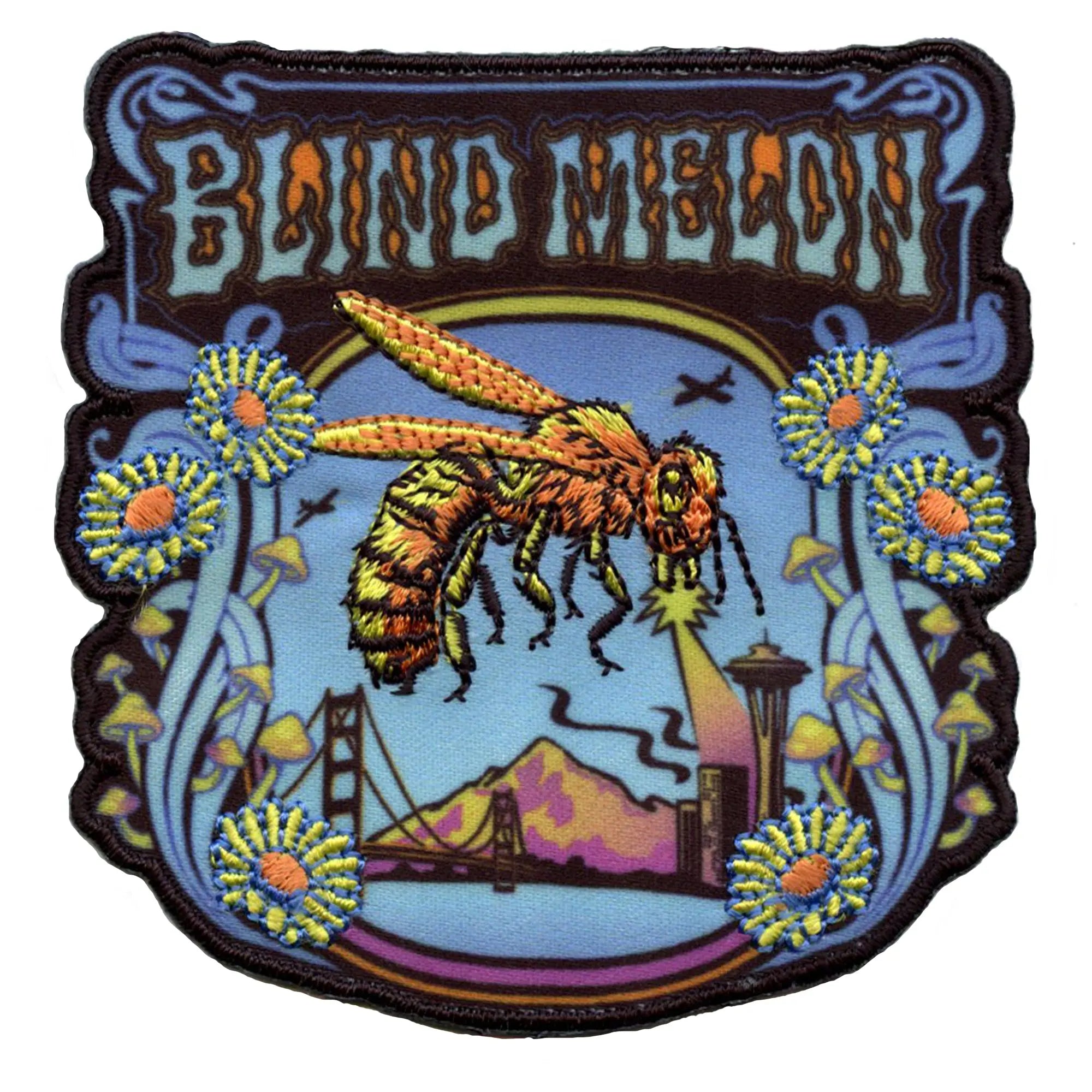 Blind Melon Bee Attack Patch Classic Rock Band Sublimation Iron-on
