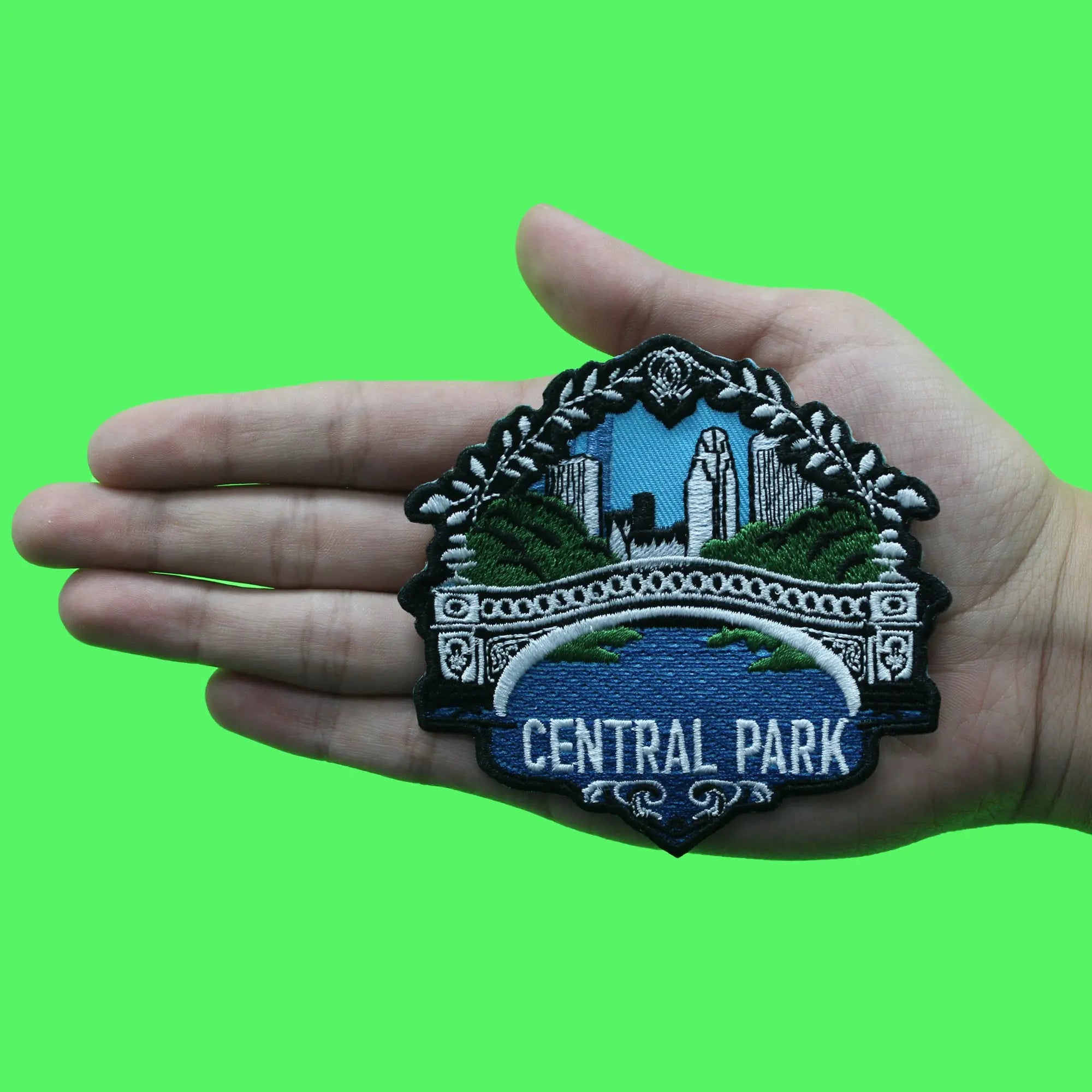 Patch brodé thermocollant Central Park New York Souvenir de voyage Touristique