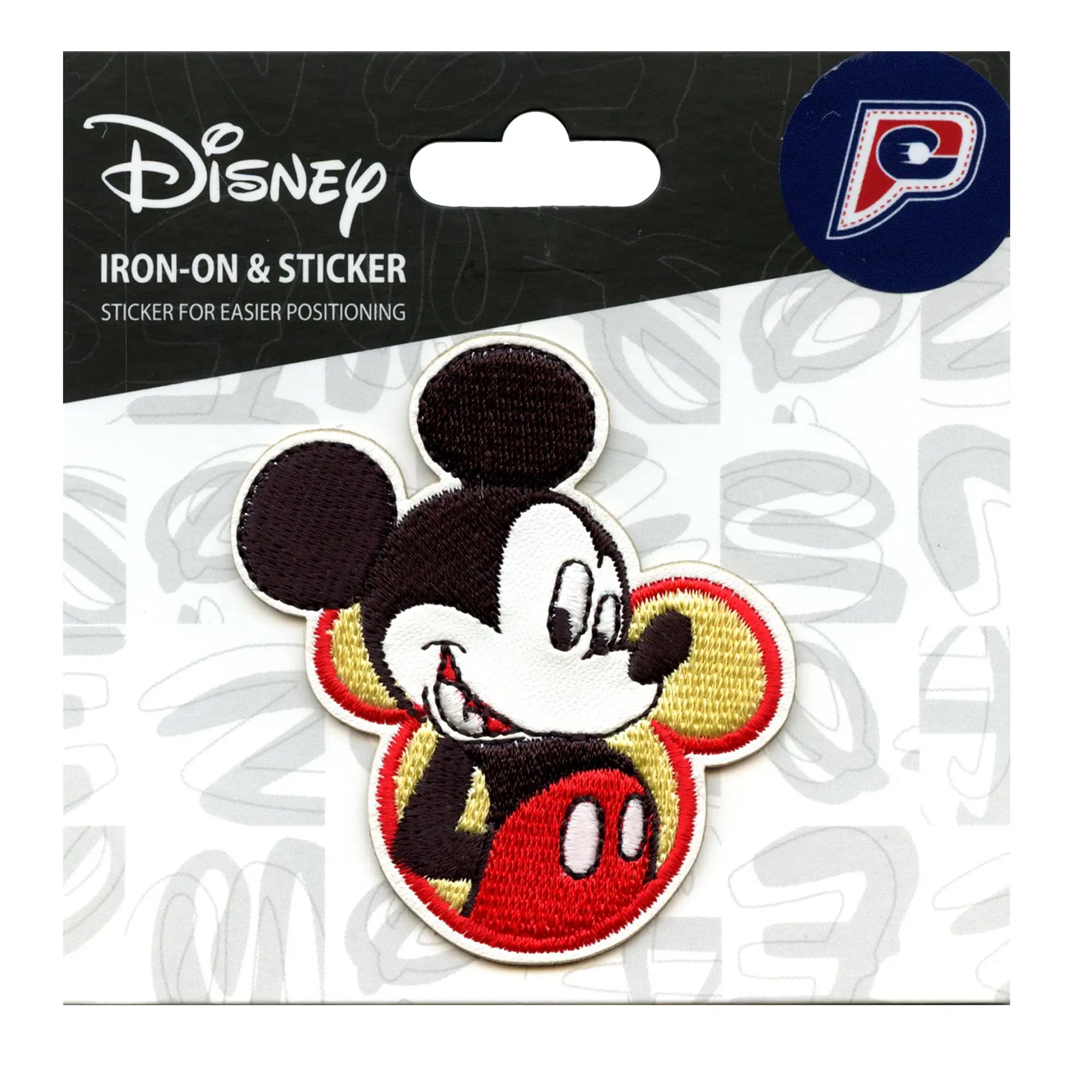 Patch Disney Minnie et Mickey Mouse se tenant la main Broderie sublimée