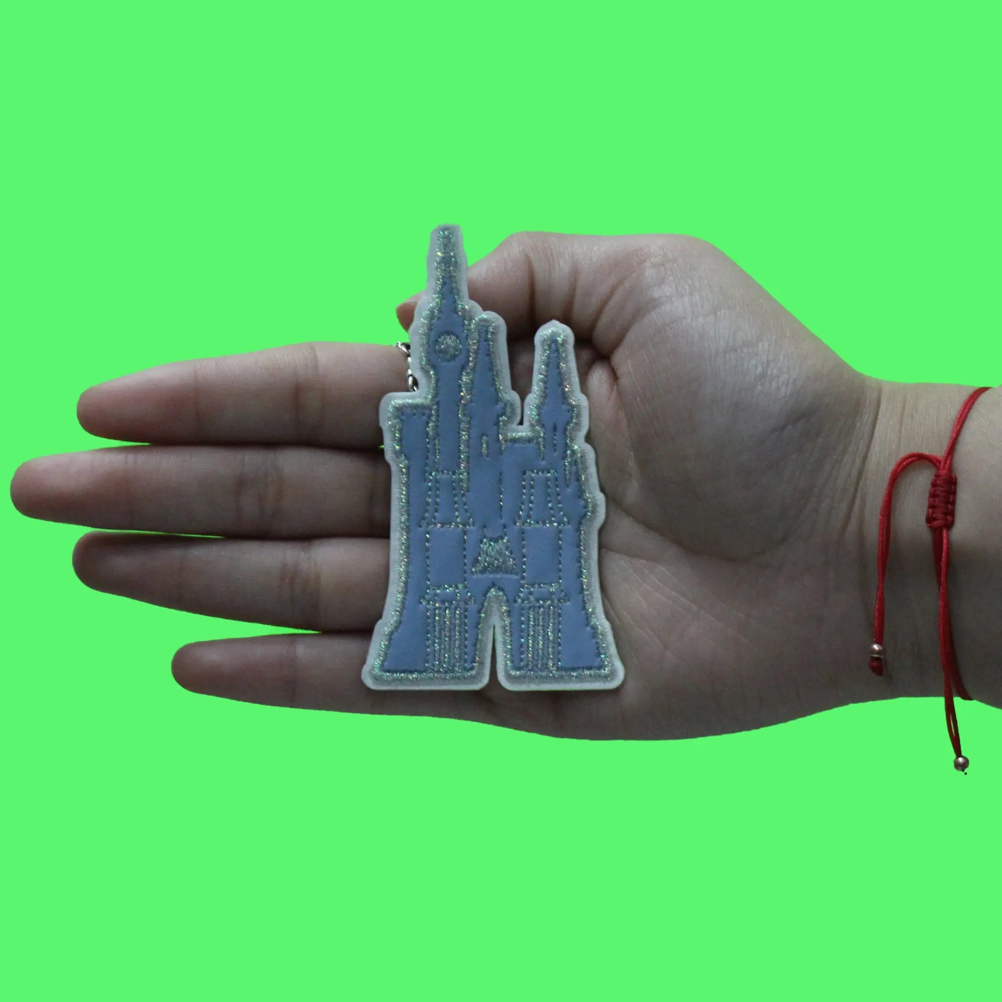 Enchanted Cinderella Castle Patch Magical Iconic Leather Iron On