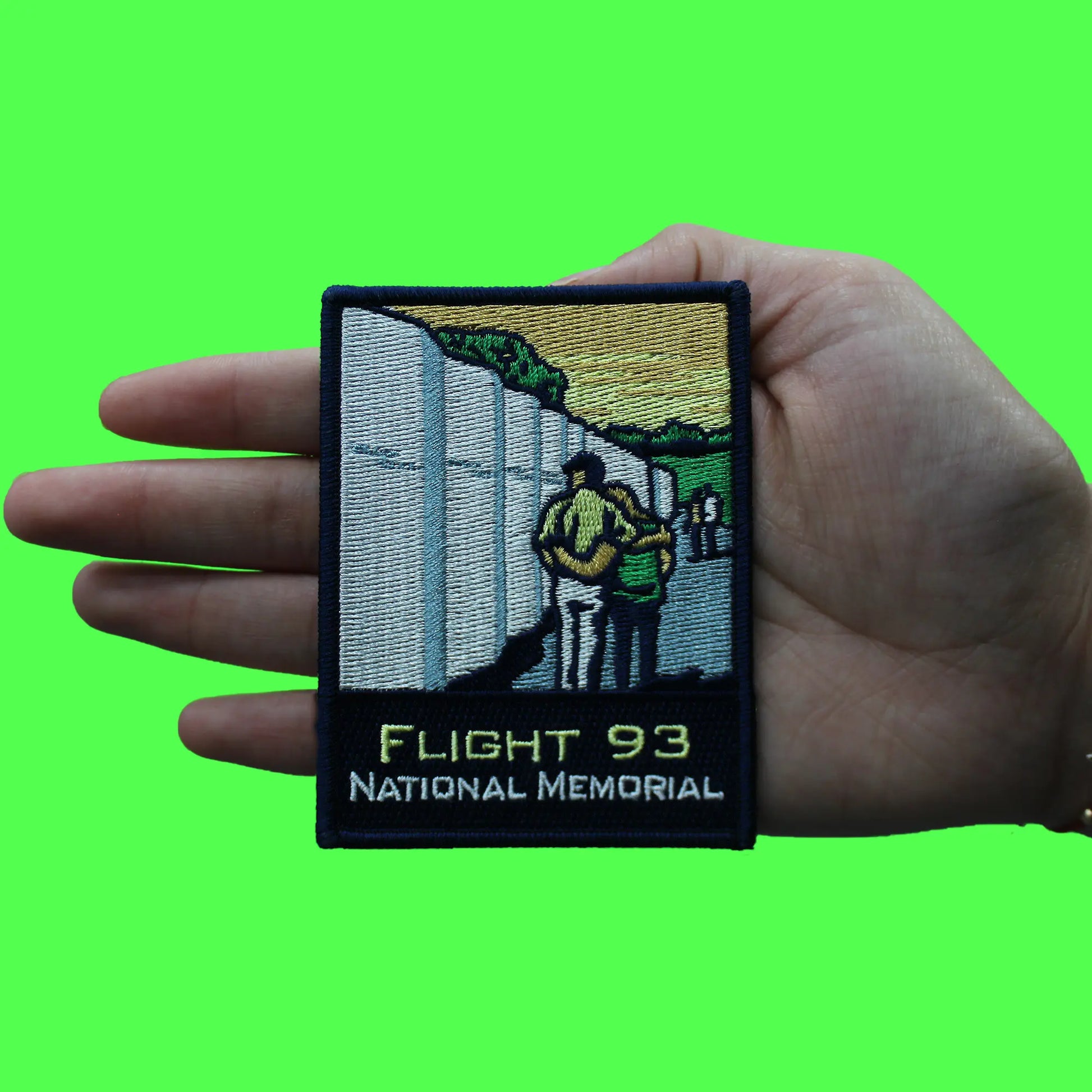 Flight 93 National Memorial Patch Travel Collectible Souvenir Embroidered Iron on