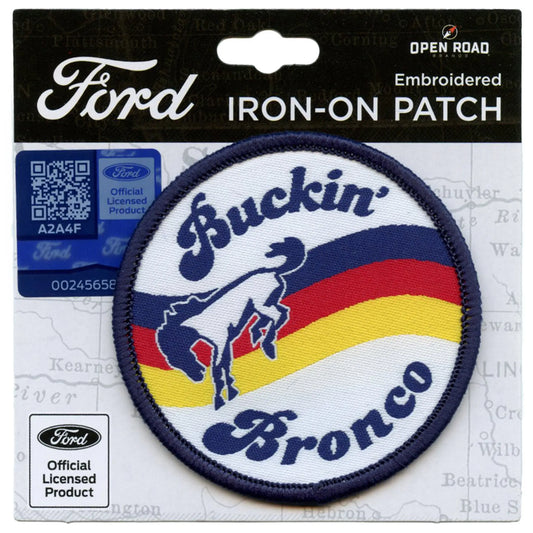 Écusson brodé thermocollant Ford Bucking Bronco American Automotive Company