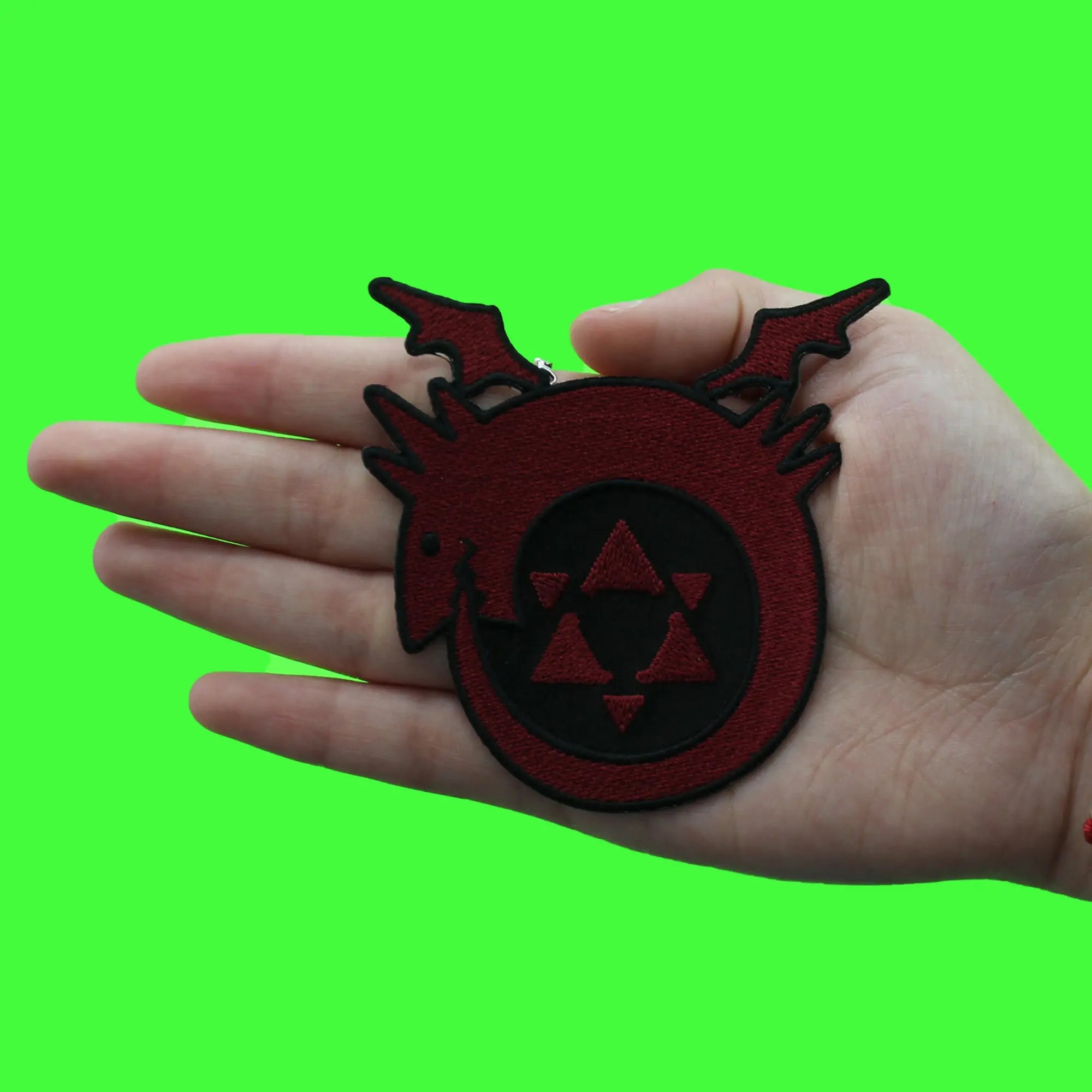 FullMetal Alchemist Brotherhood Ouroboros Symbol Patch Anime Symbol Emblem Embroidered Iron On