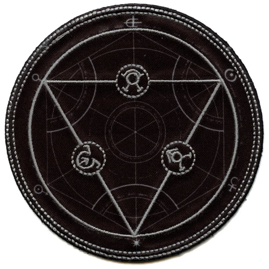 FullMetal Alchemist Brotherhood Patch Transmutation Circle Anime Embroidered Iron On