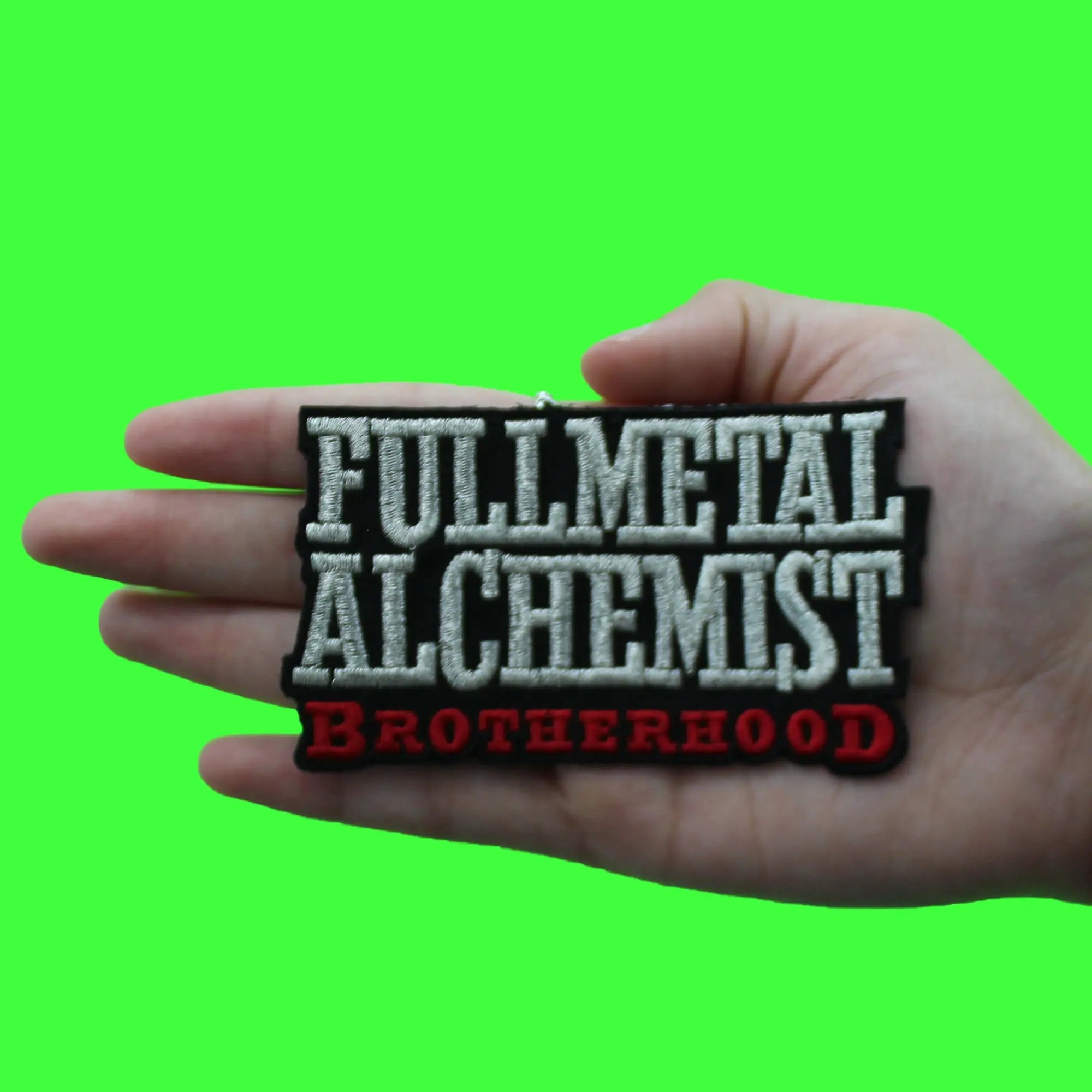 FullMetal Alchemist Brotherhood Patch US Logo Anime Embroidered Iron On
