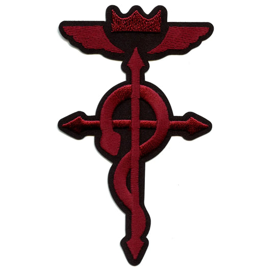 FullMetal Alchemist Patch Brotherhood Flamel Symbol Embroidered Iron On