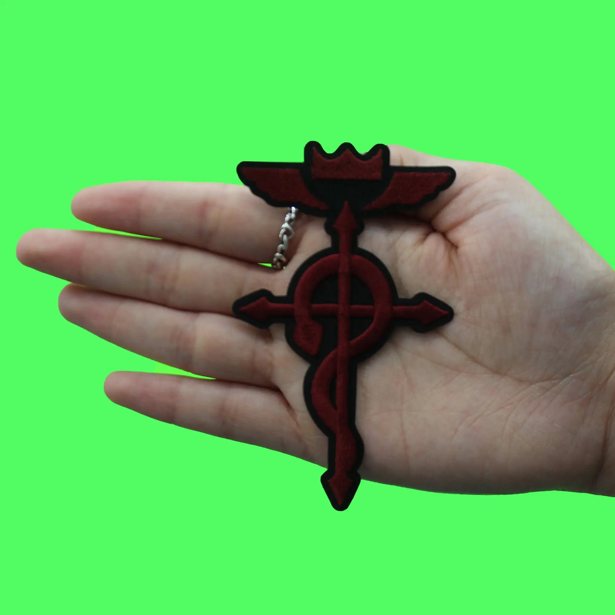 FullMetal Alchemist Patch Brotherhood Flamel Symbol Embroidered Iron On