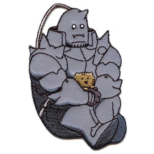 Fullmetal Alchemist Brotherhood Patch Al with Cat Anime Manga Sublimated Embroidery Iron On
