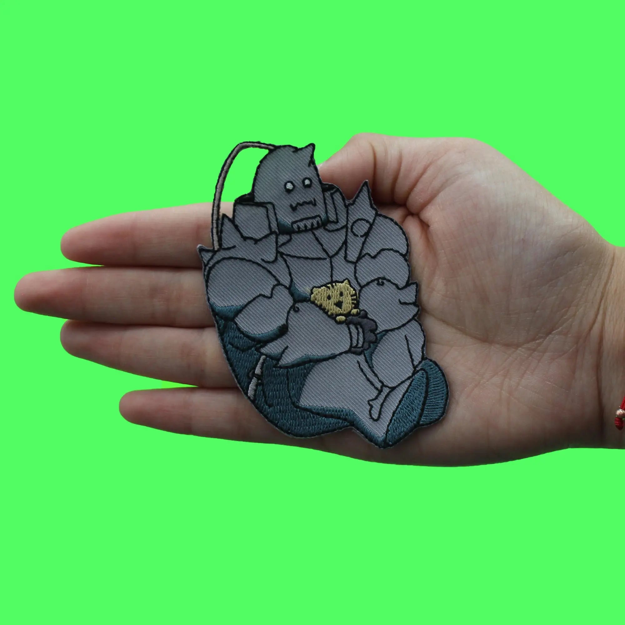 Fullmetal Alchemist Brotherhood Patch Al with Cat Anime Manga  Sublimated Embroidery Iron On