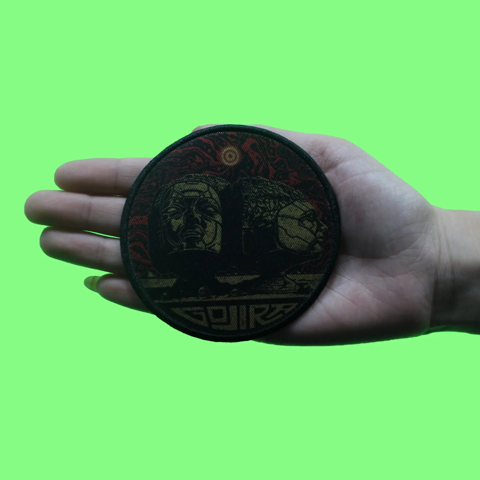 Gojira Rock Metal Patch Sculpted Heads Logo Embroidered Iron On