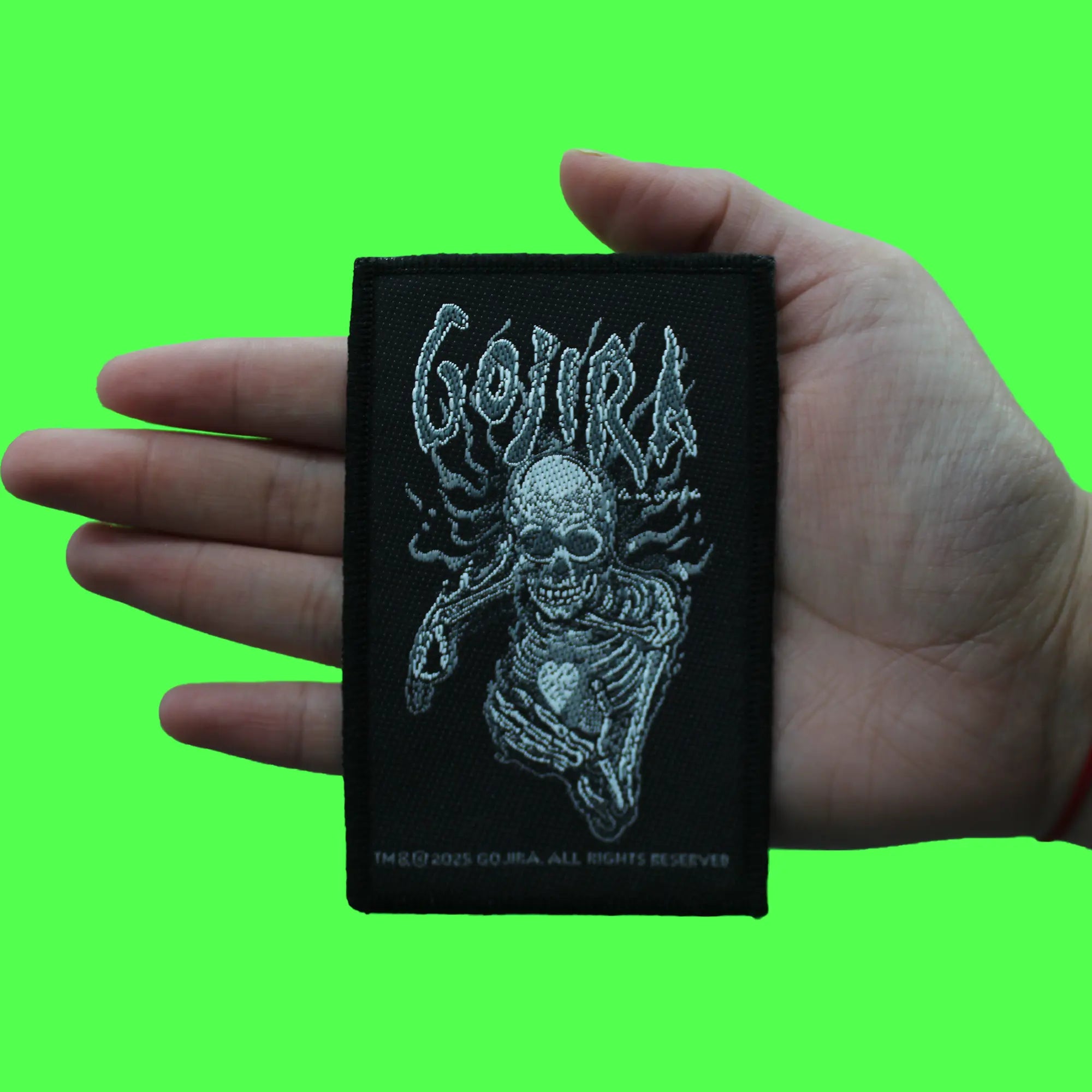 Gojira The Way Of All Flesh Patch Rock Music Band Woven Iron On