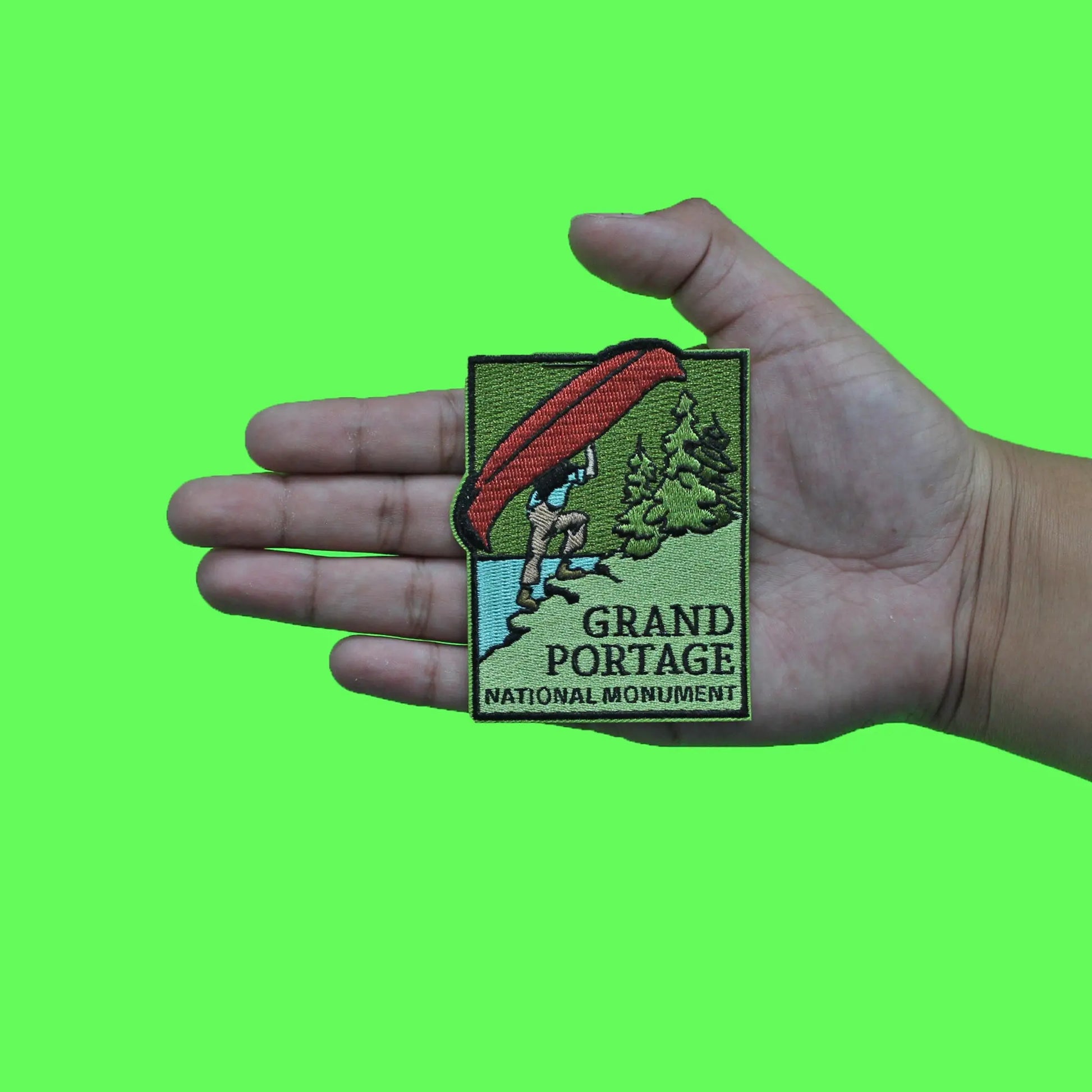 Grand Portage National Monument Patch Minnesota Midwestern Embroidered Iron On