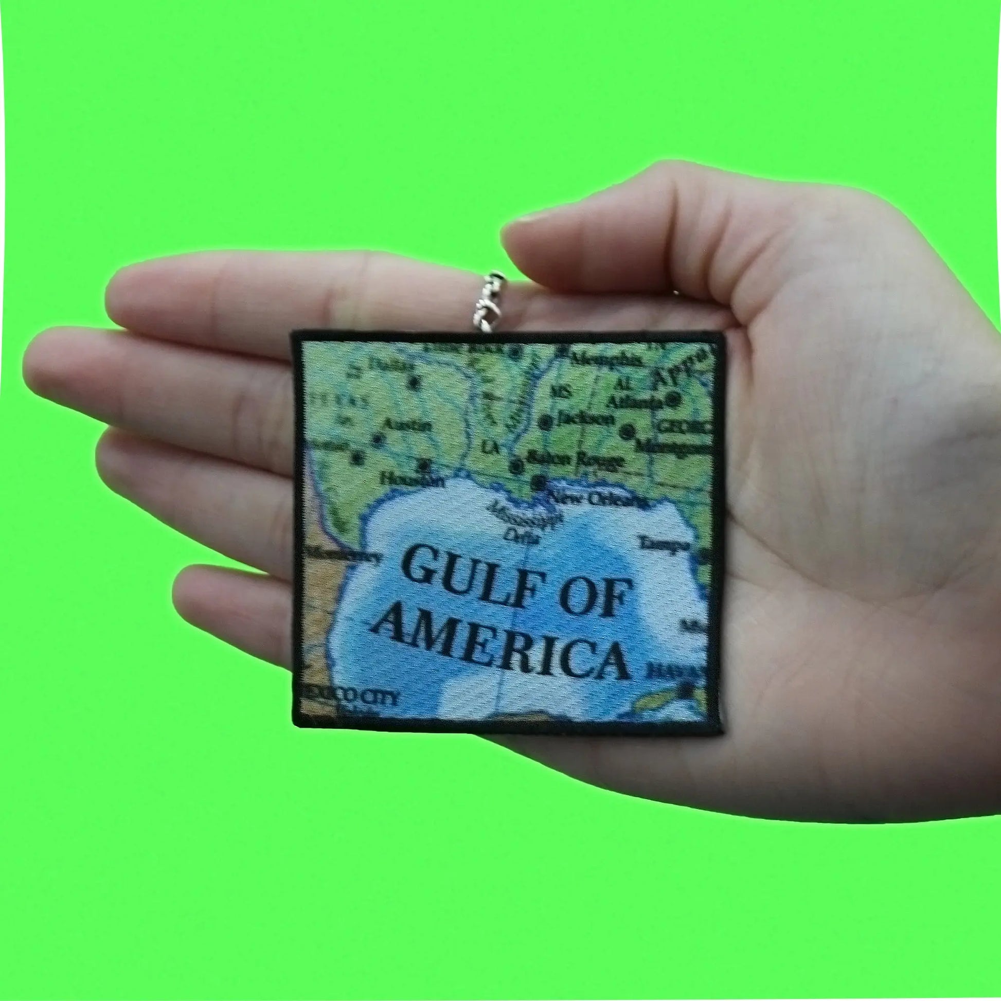Gulf of America Patch United States Map Sublimated Iron On