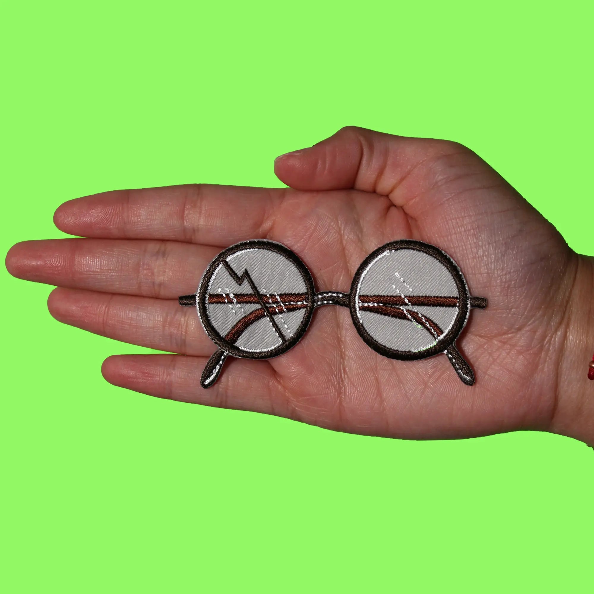 Harry Potter Movie Patch Harry's Scar Glasses Embroidered Iron On