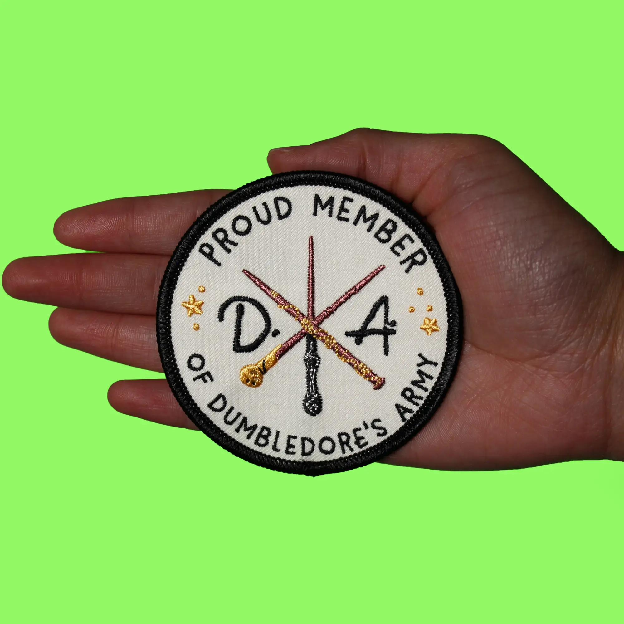 Harry Potter Movie Patch Proud Dumbledore's Army Embroidered Iron On