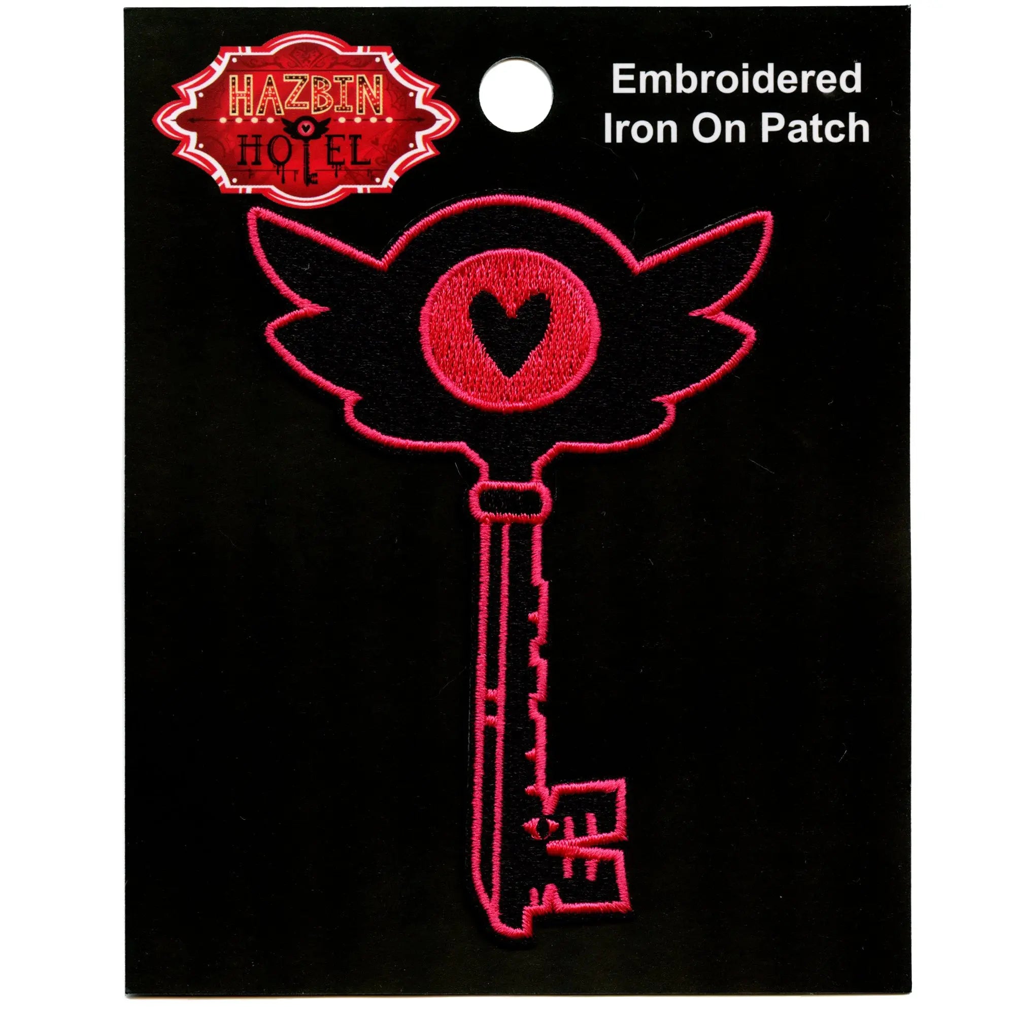 Hotel Heart Key Patch Tv Show Cartoon Embroidered Iron On