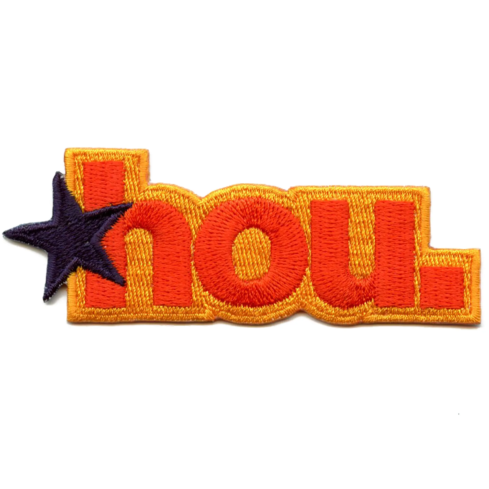 Patch Hou Star Texas Houstonian Pride Logo brodé à repasser