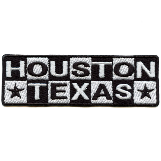 Houston Texas Cartoon Logo Patch TV Show Network Embroidered Iron On