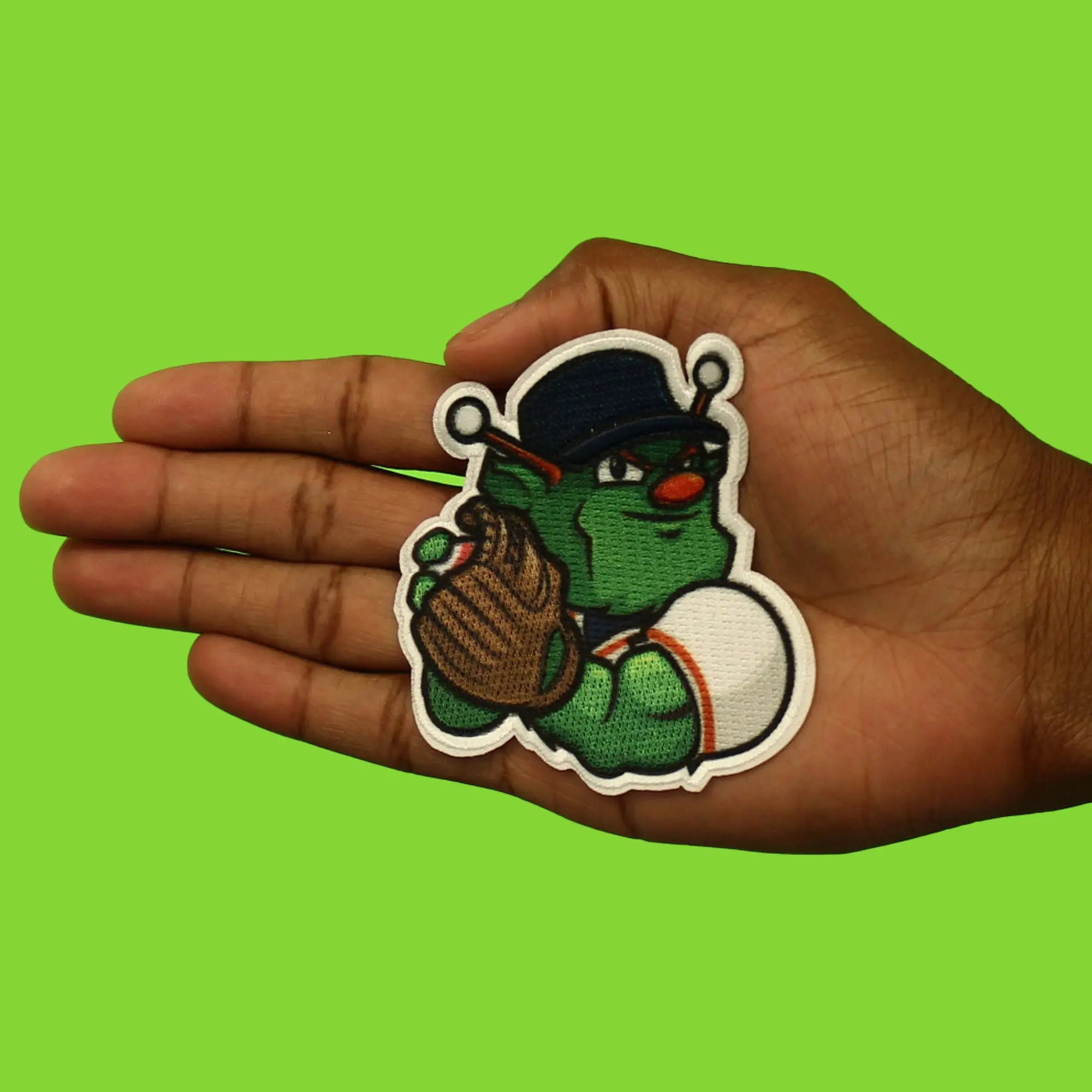 Houston Texas Mascot PhotoPatch Baseball Alien Parody Embroidery Iron On