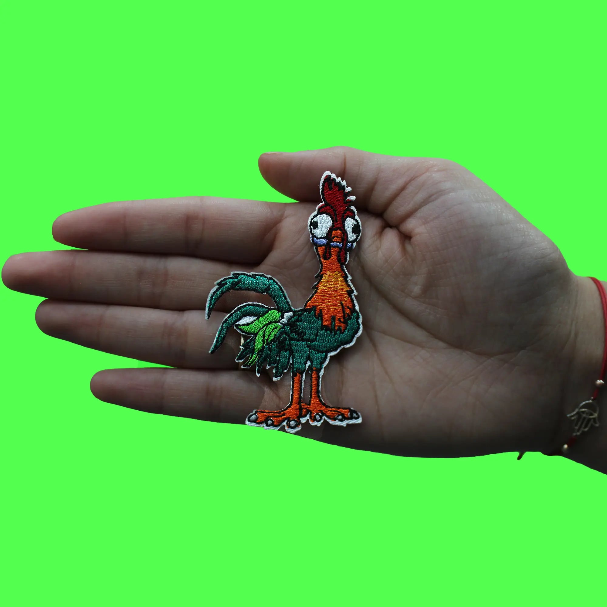 Island Princess Chicken Patch Heihei Kids Movie Embroidered Iron On