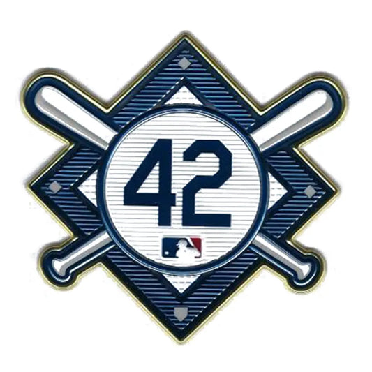 Jackie Robinson Day "42" MLB Jersey Sleeve Patch (Dodgers)