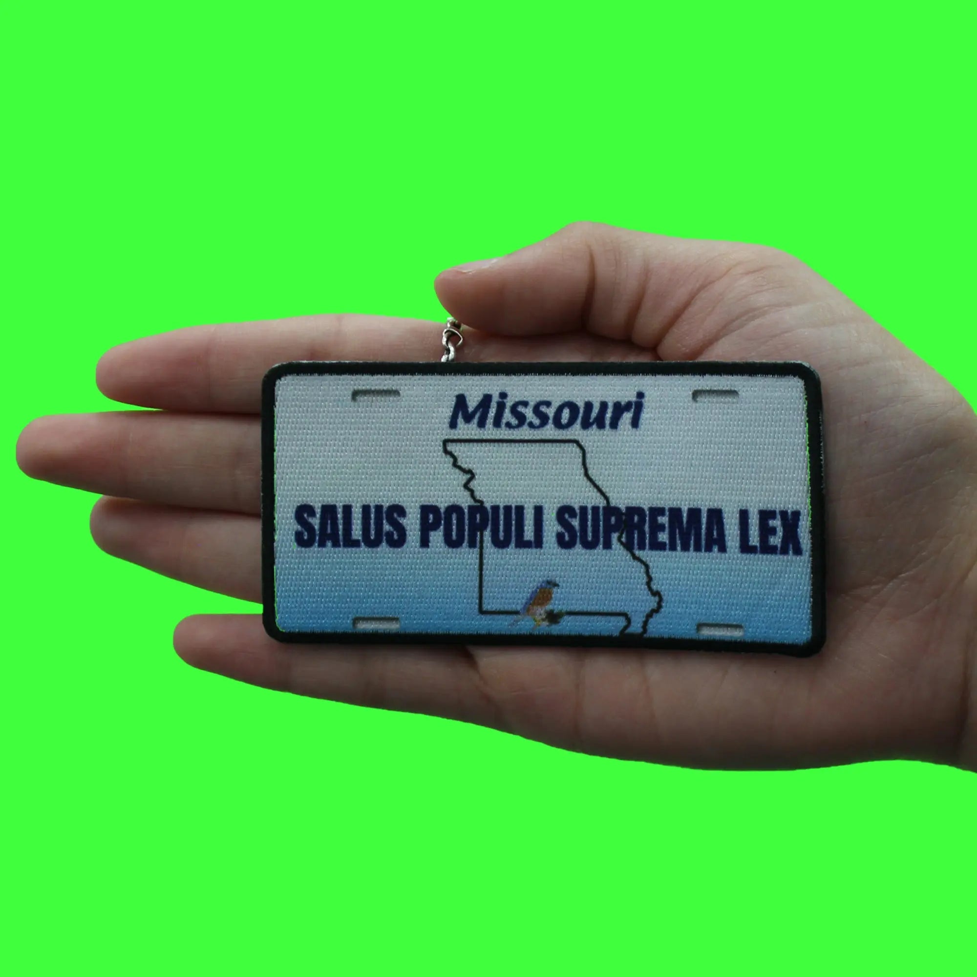 Missouri License Plate Patch Travel Souvenir State Sublimated Iron On