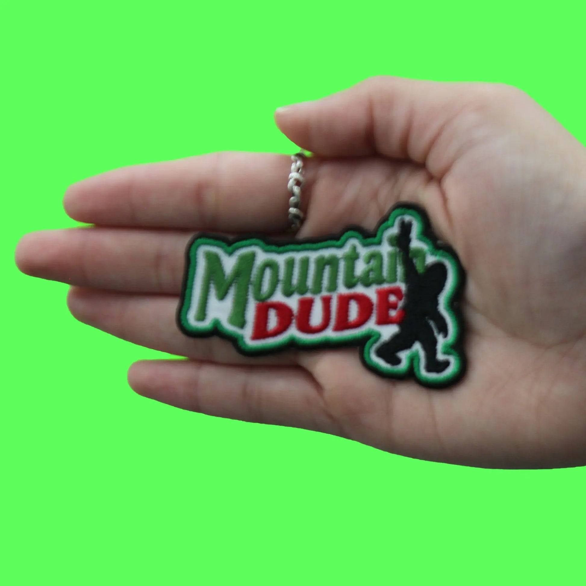 Mountain Dude Big Foot Patch Legend Creature Forest Embroidered Iron On