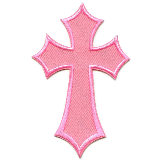 Pink Y2k Cross Patch Fashion Aesthetic Symbol Embroidered Iron on