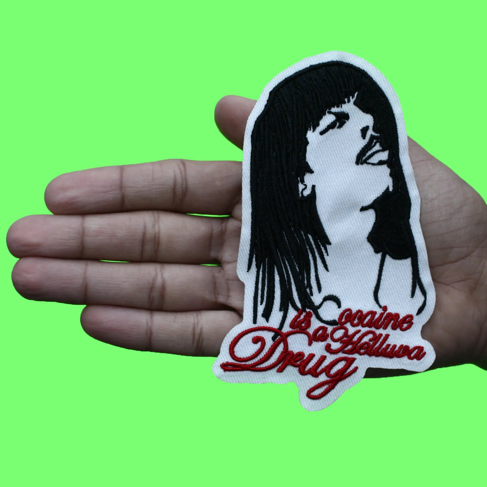 Rick James Singer Patch Cocaine Is A Helluva Embroidered Iron On
