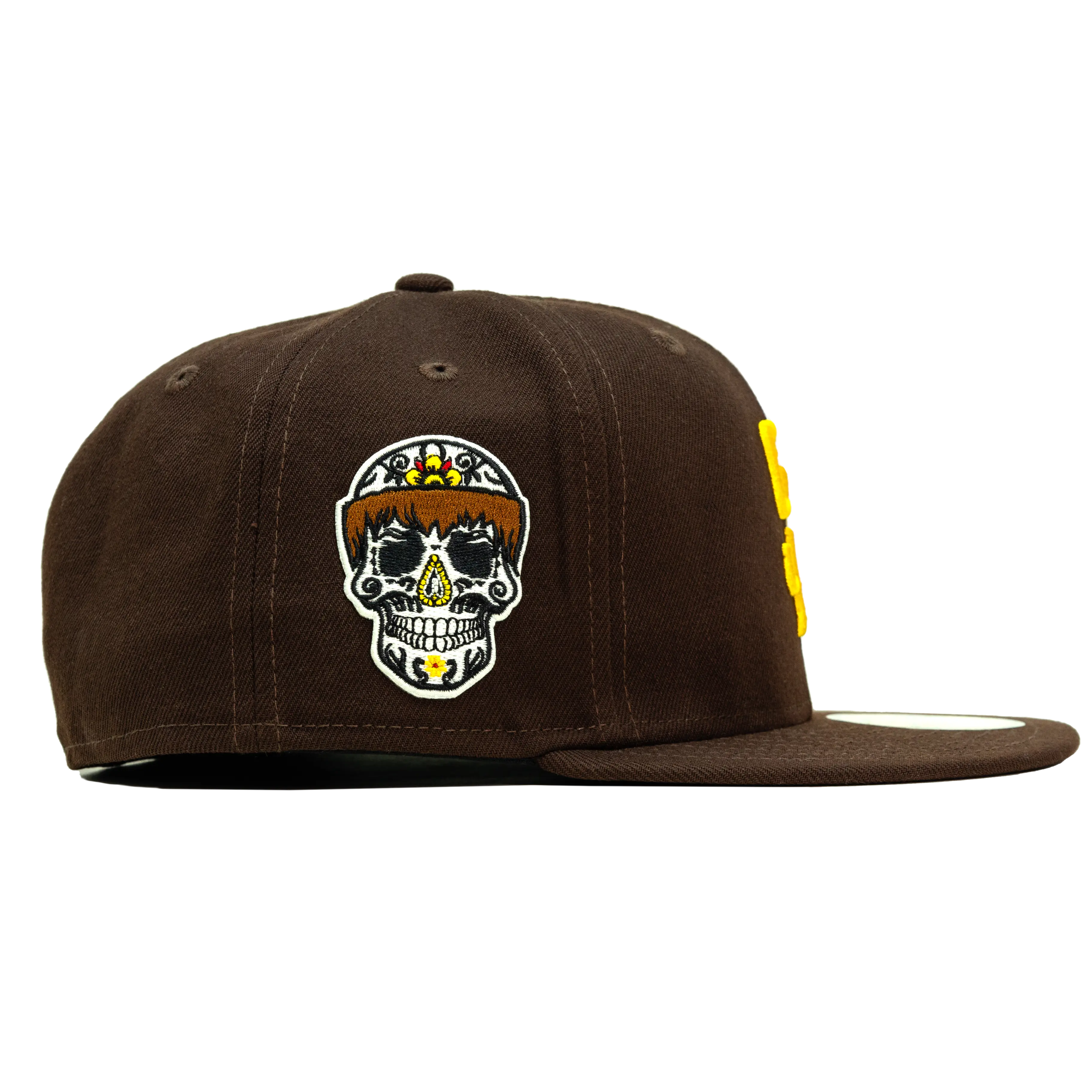 San Diego Padres Custom Hat SLAM DIEGO Sugar Skull Friar Tuck Edition