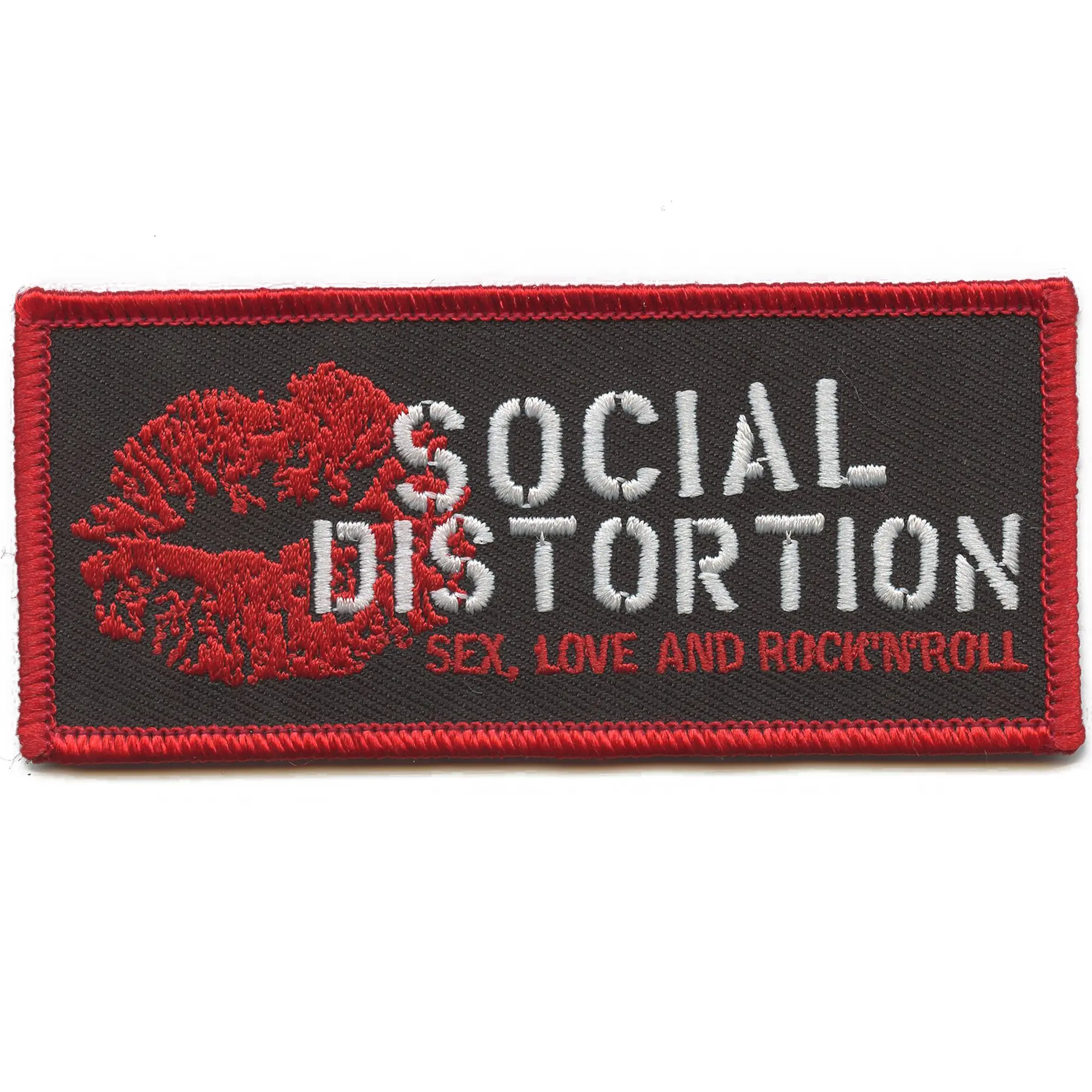 Social Distortion Sex Patch Love Rock N' Roll Embroidered Iron On