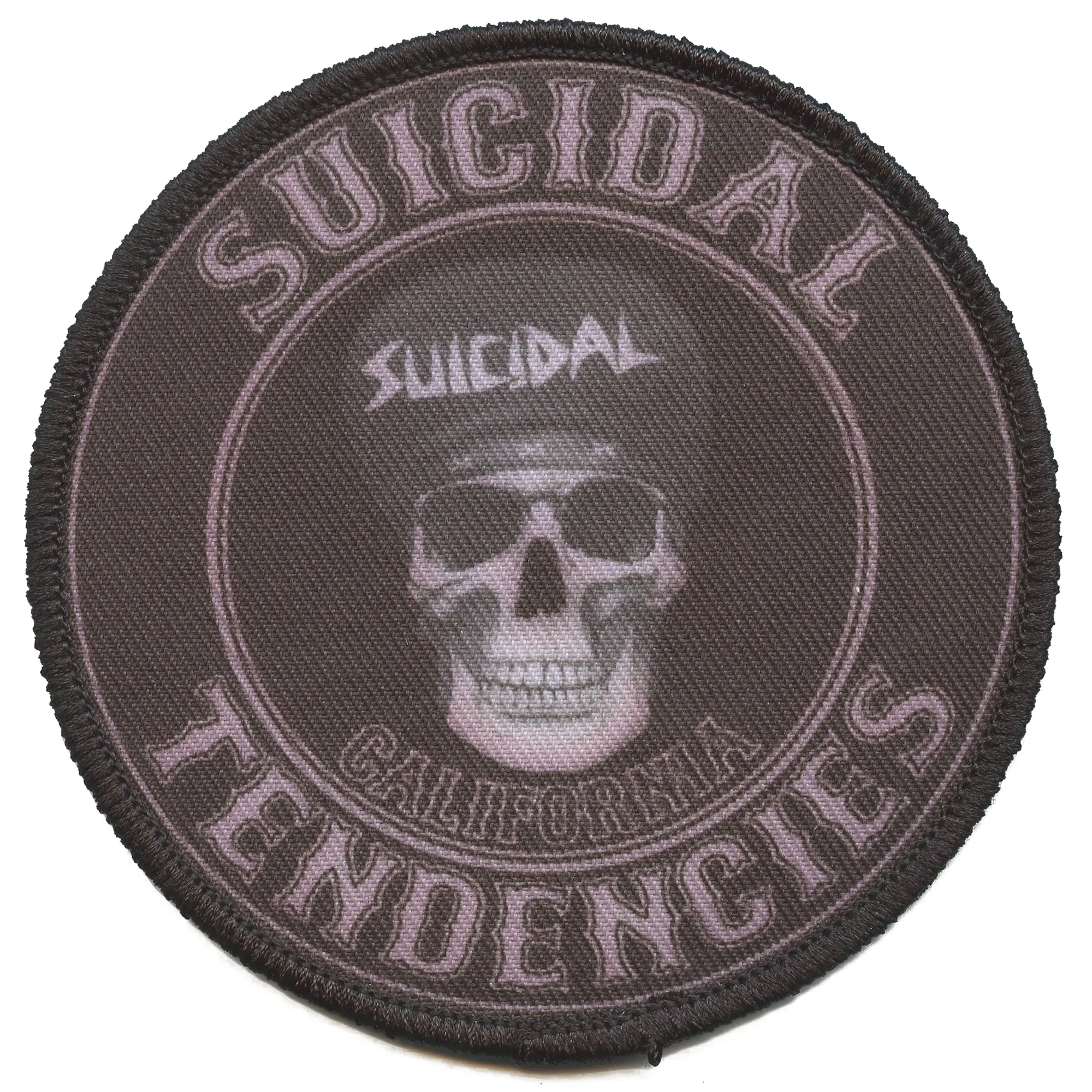 Suicidal Tendencies Skull Patch California Punk Band Embroidered Iron On