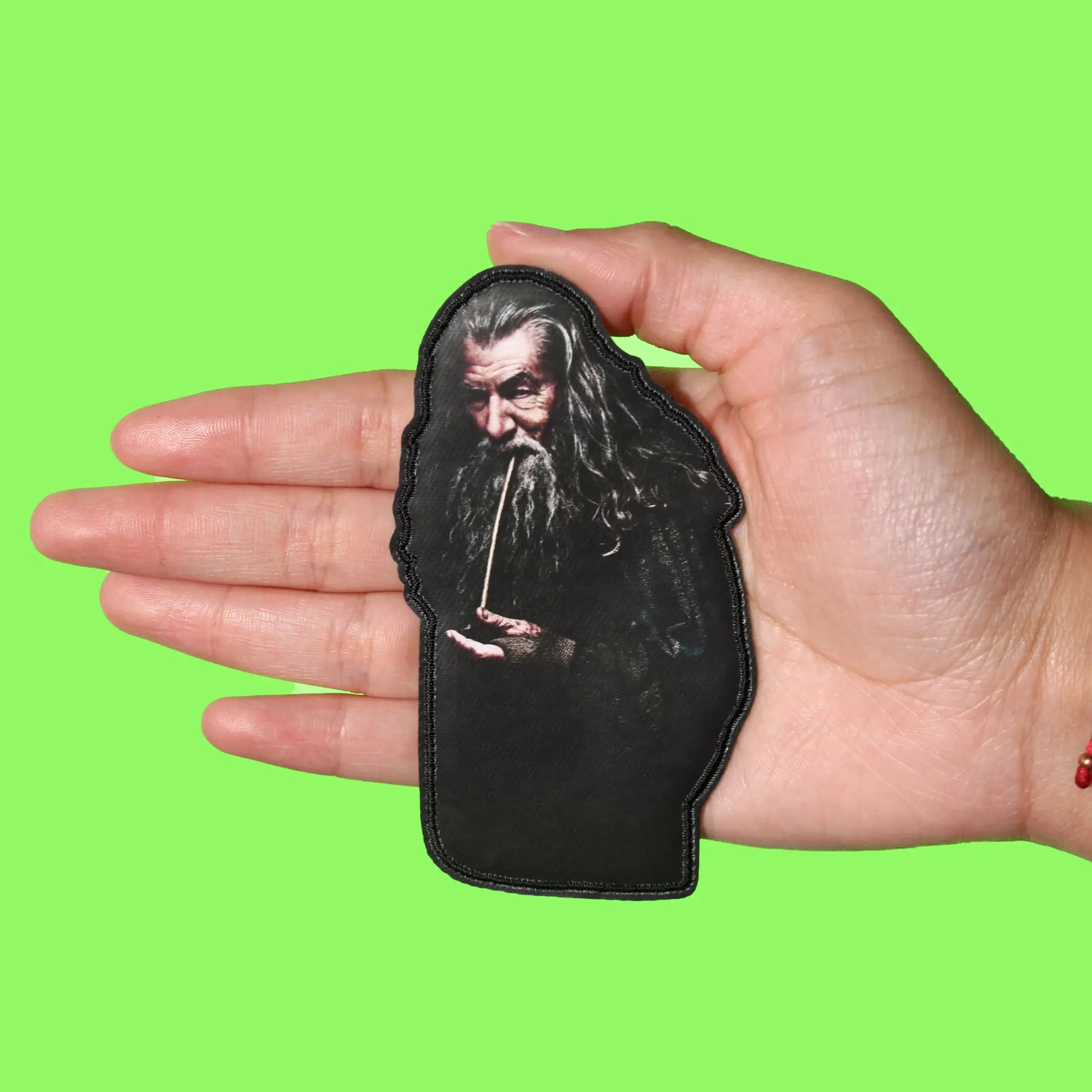 The Lord Of The Rings Patch Gandalf Hitting Pipe Sublimated Iron On