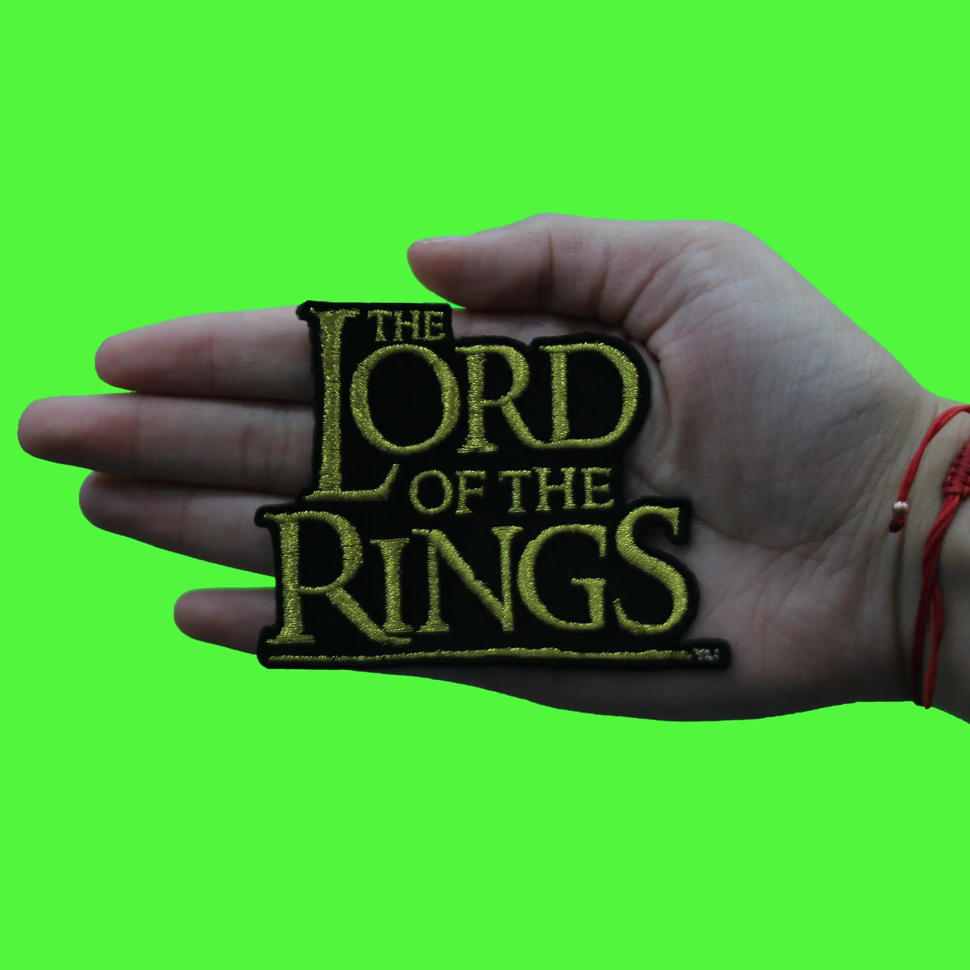 The Lord Of The Rings Patch Script Stacked Logo Embroidered Iron On