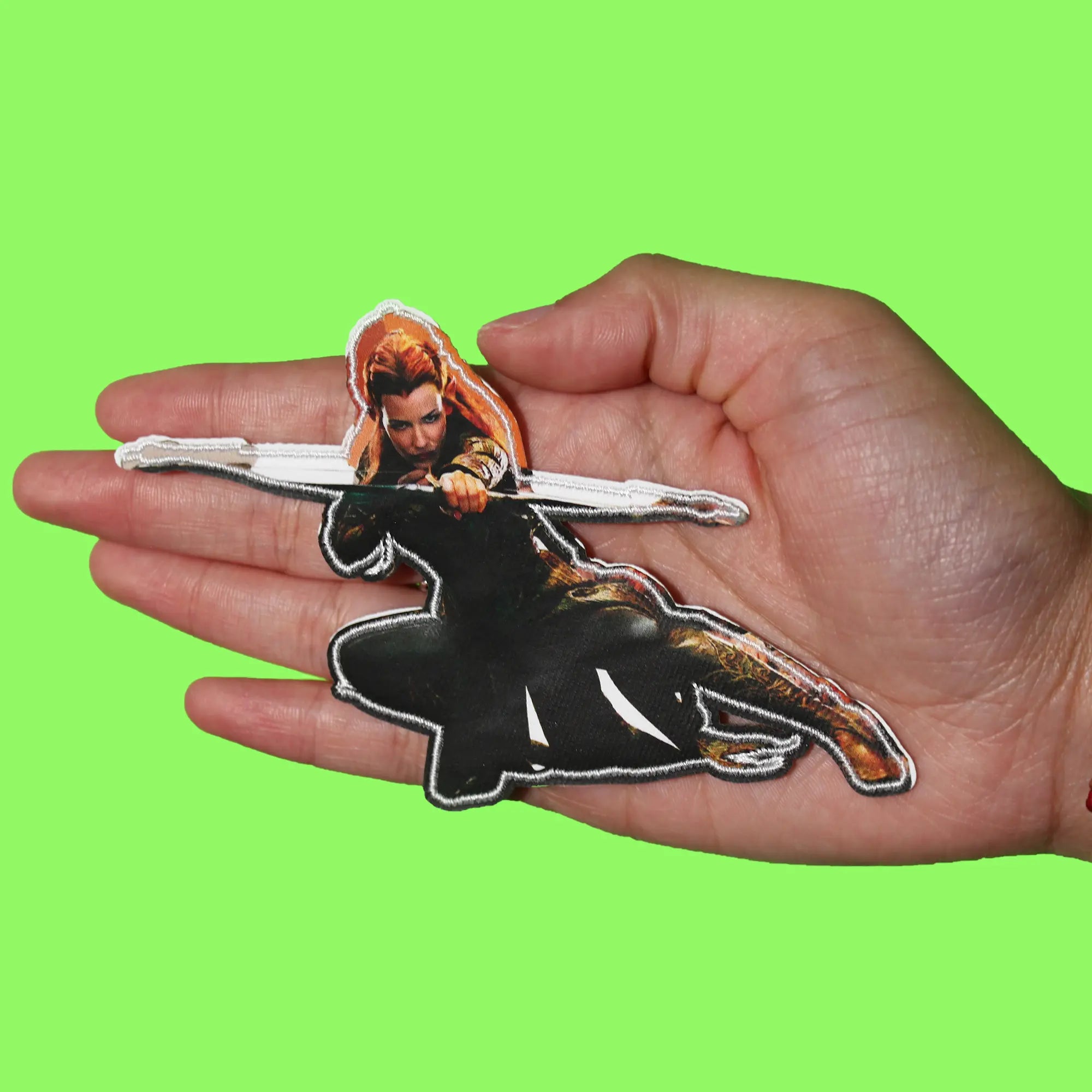 The Lord Of The Rings Patch Tauriel Warrior Stance Sublimated Iron On