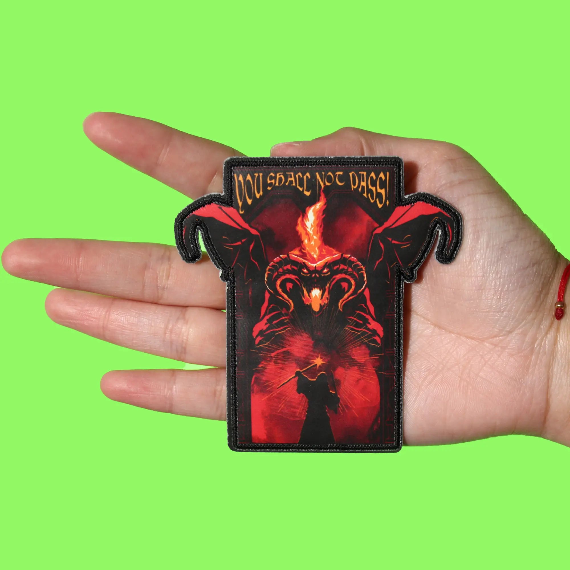 The Lord Of The Rings Patch You Shall Not Pass Sublimated Iron On