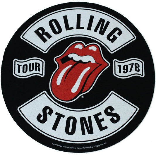 Tour 1978 XL Patch The Rolling Stones XL Back Patch DTG Printed