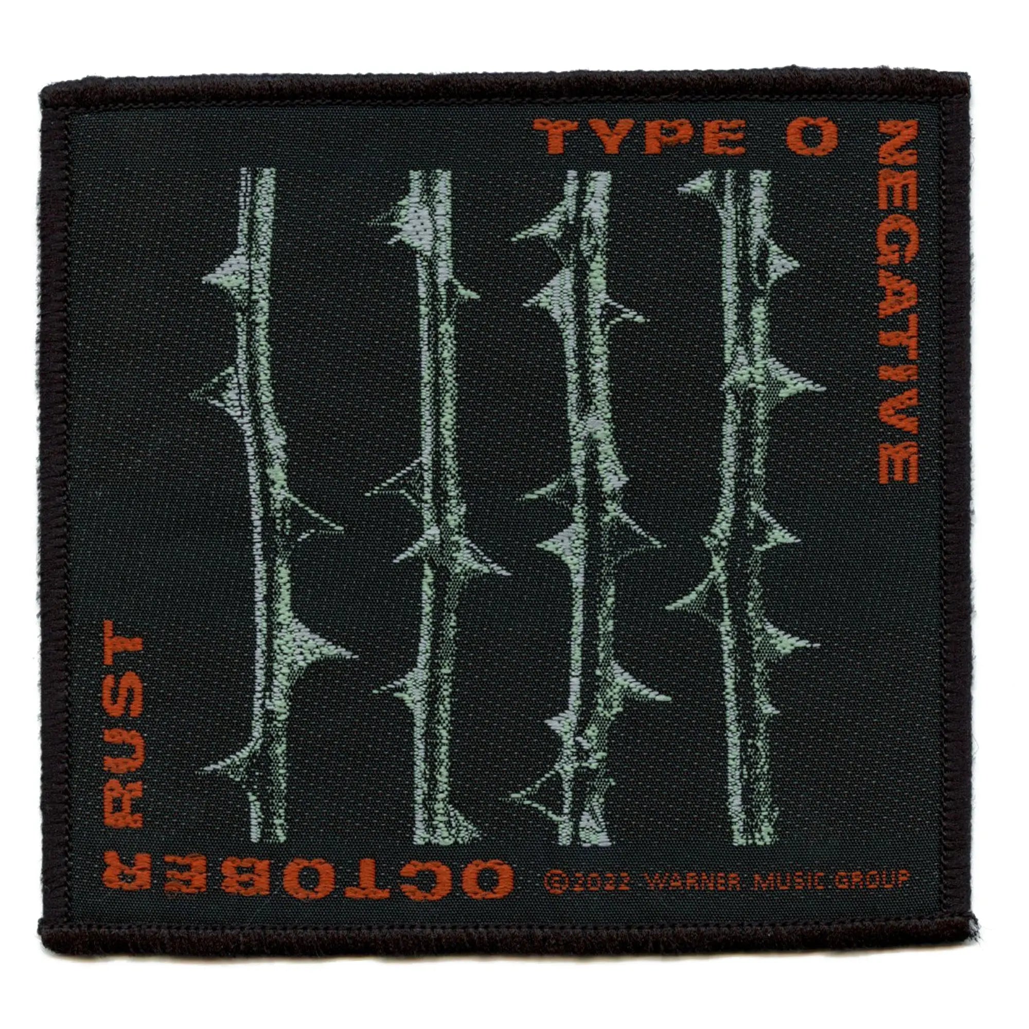 Type O Negative Patch October Rust New York Woven Iron On
